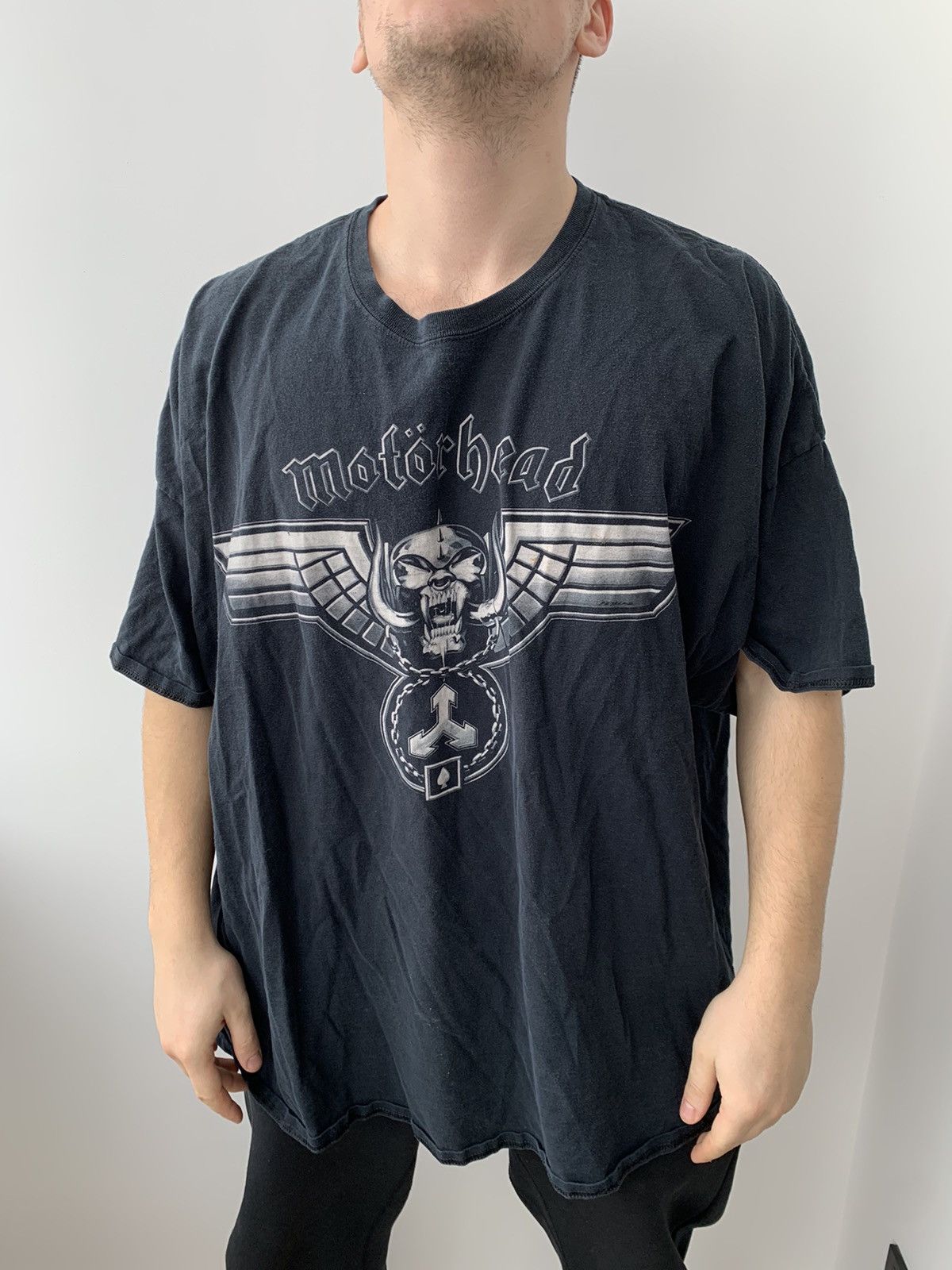 Band Tees × Vintage 5XL Motorhead vintage logo black tee big very Size US XXL / EU 58 / 5 - 10 Thumbnail