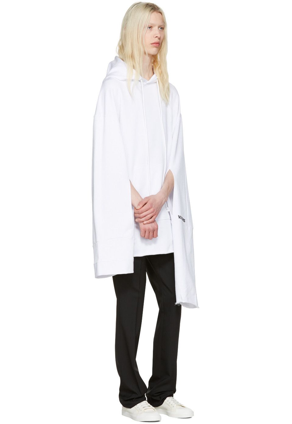 Raf Simons White Oversized Vultures Hoodie | Grailed