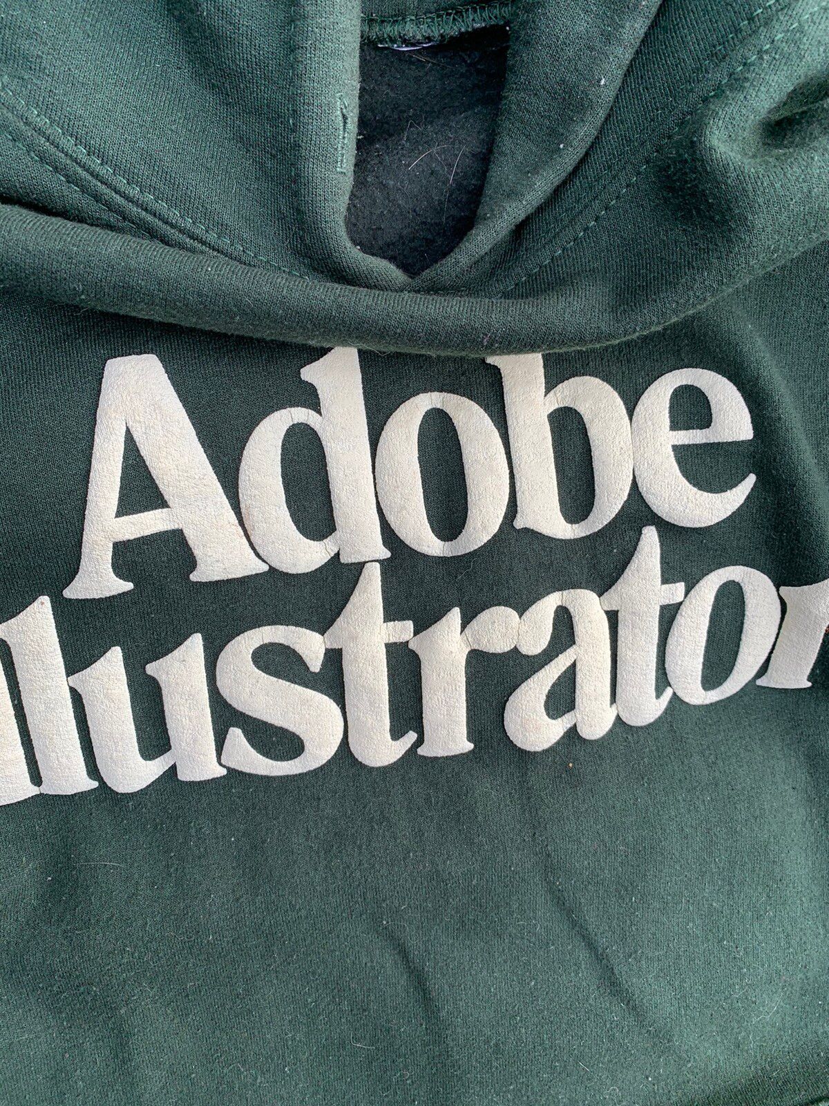 Made In Usa AT THE MOMENT USA Adobe Illustrator Hoodie Green | Grailed