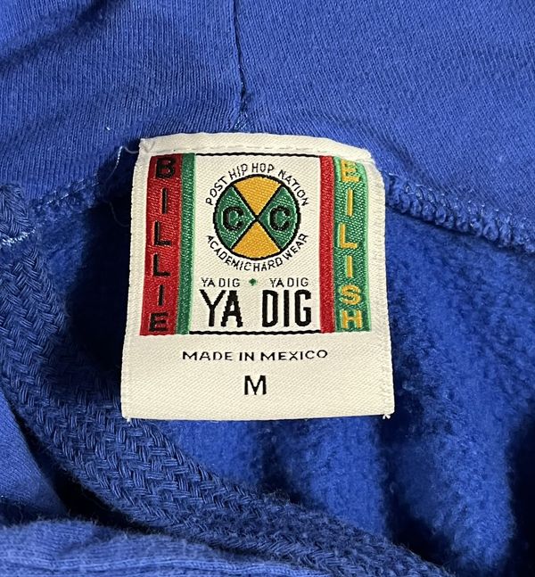 Cross Colours Billie Eilish x Cross Colors Blue Flame Hoodie Sweatshirt | Grailed