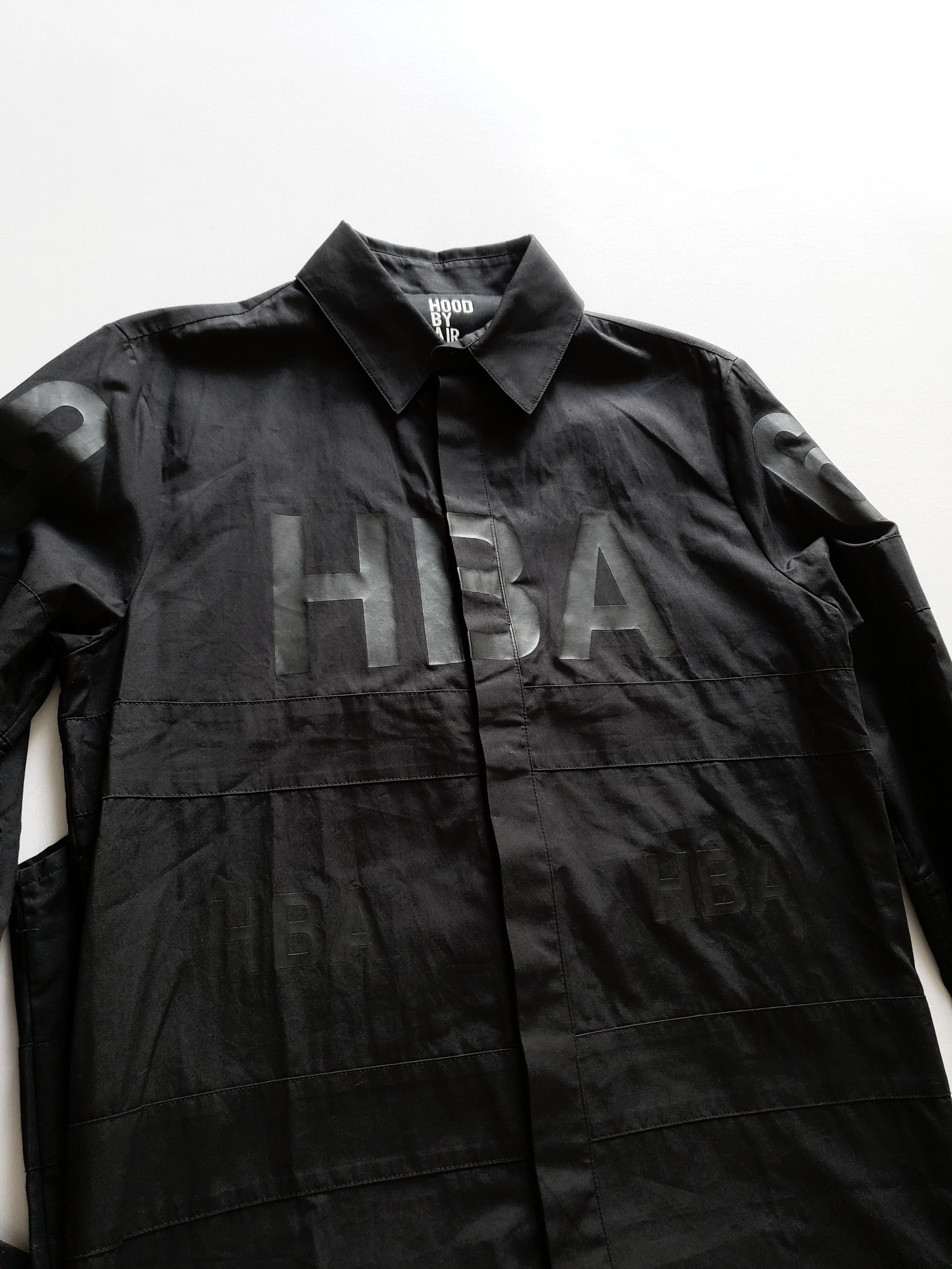 Hood By Air HBA $650 Long Logo Shirt Size US S / EU 44-46 / 1 - 3 Thumbnail