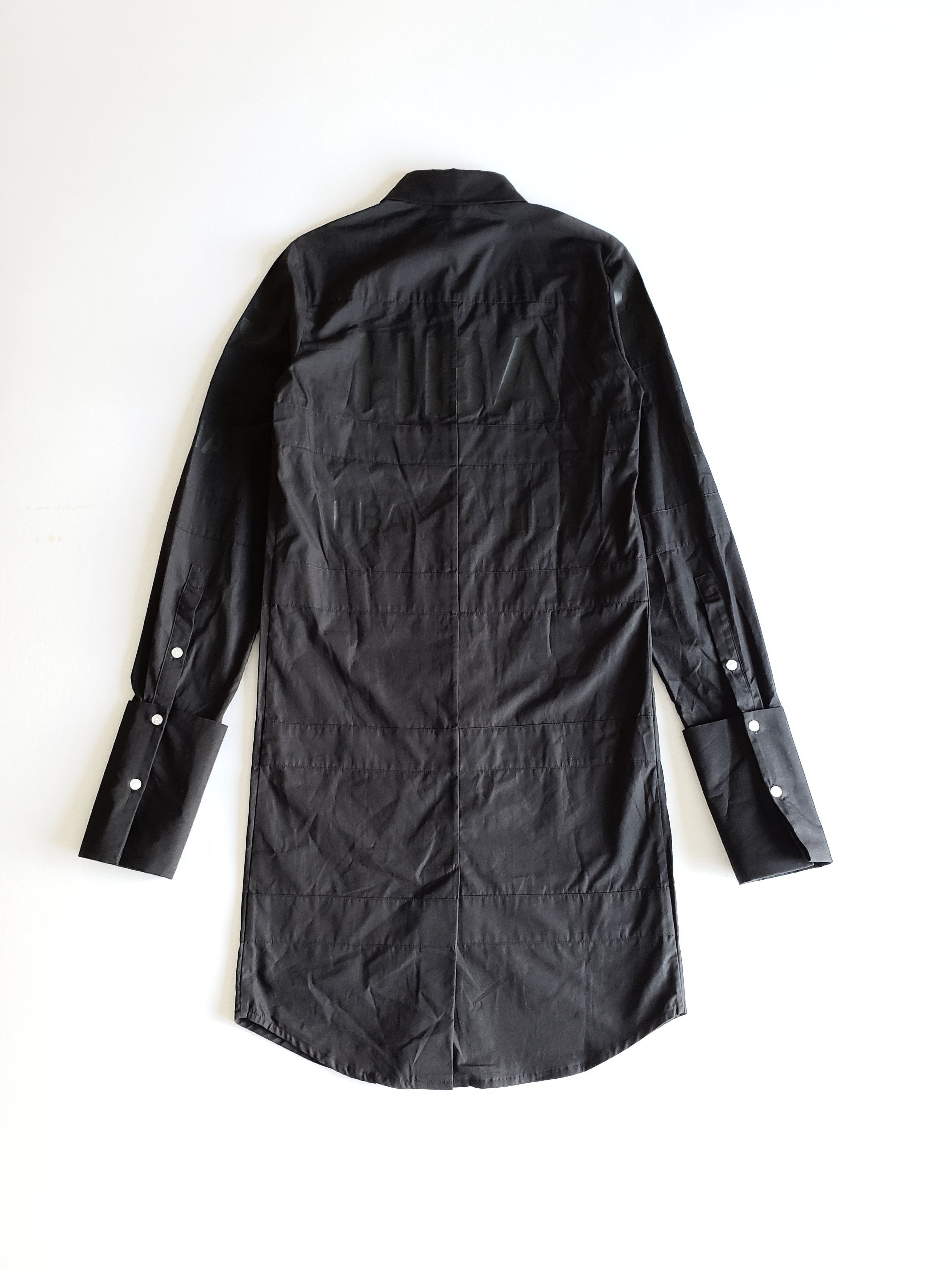 Hood By Air HBA $650 Long Logo Shirt Size US S / EU 44-46 / 1 - 6 Thumbnail