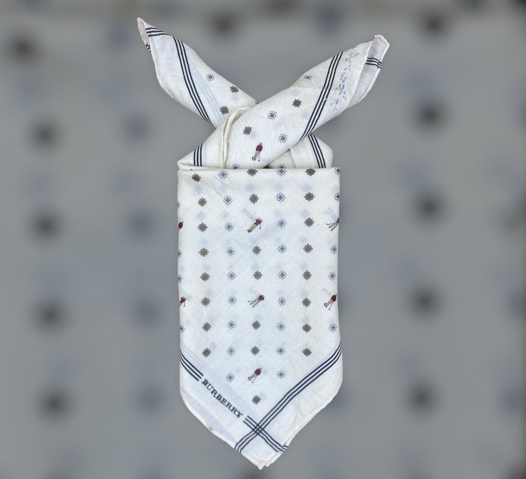 Burberry Vintage Burberry Handkerchief / Bandana / Neckerchief Size ONE SIZE - 1 Thumbnail