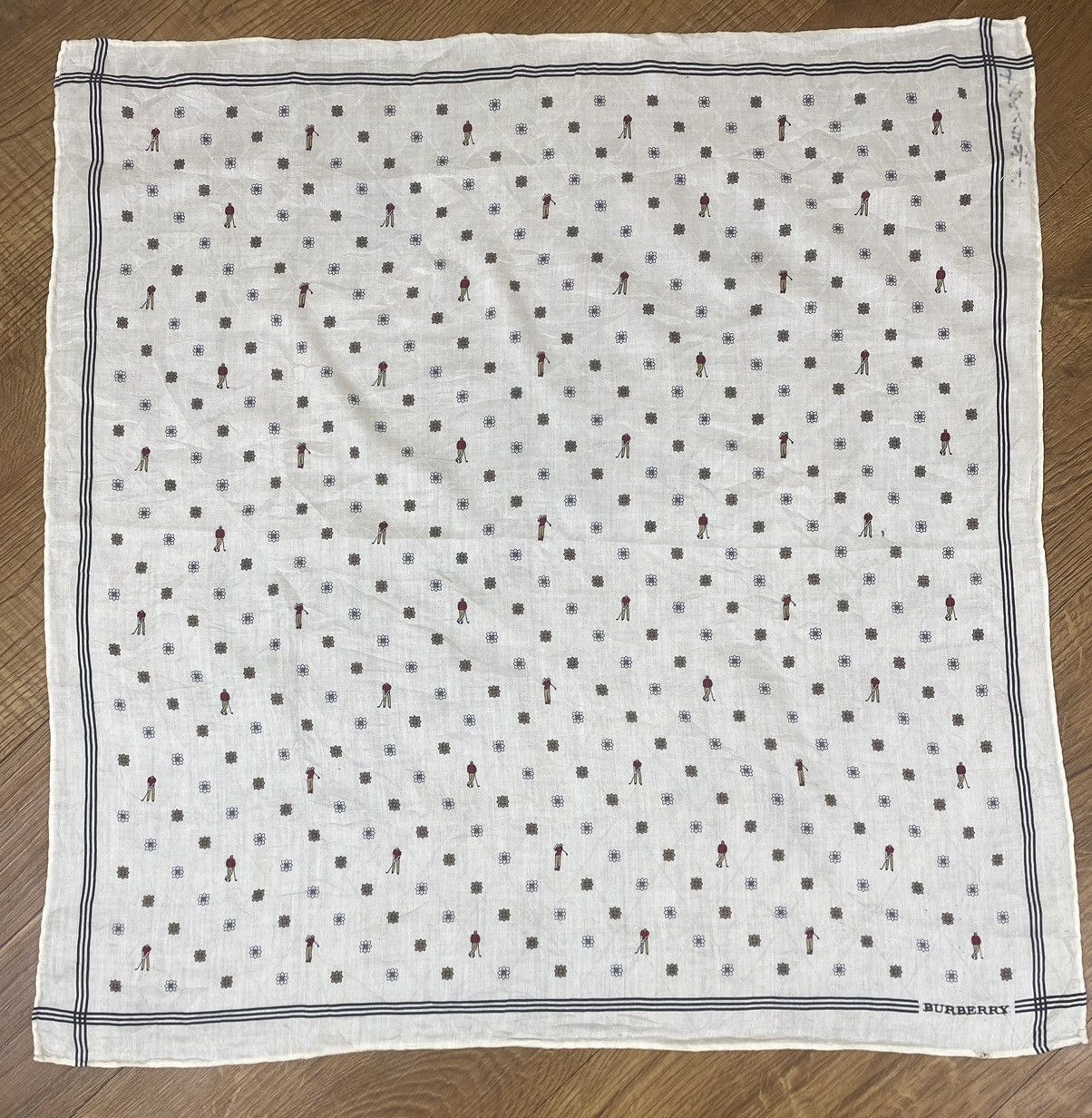 Burberry Vintage Burberry Handkerchief / Bandana / Neckerchief Size ONE SIZE - 3 Thumbnail