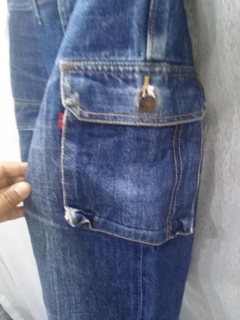 Edwin 70s Edwin Japan Cargo Jeans W32 L41 | Archive Utility Rare Size US 32 / EU 48 - 4 Thumbnail