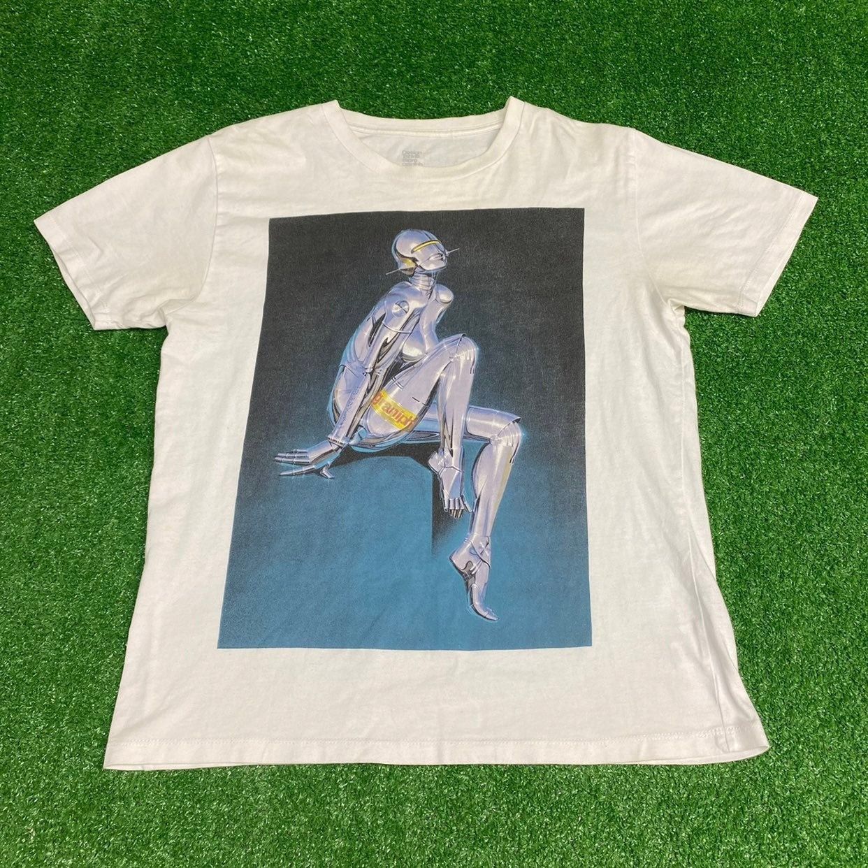 Sorayama Robot Print Boyfriend Shirt
