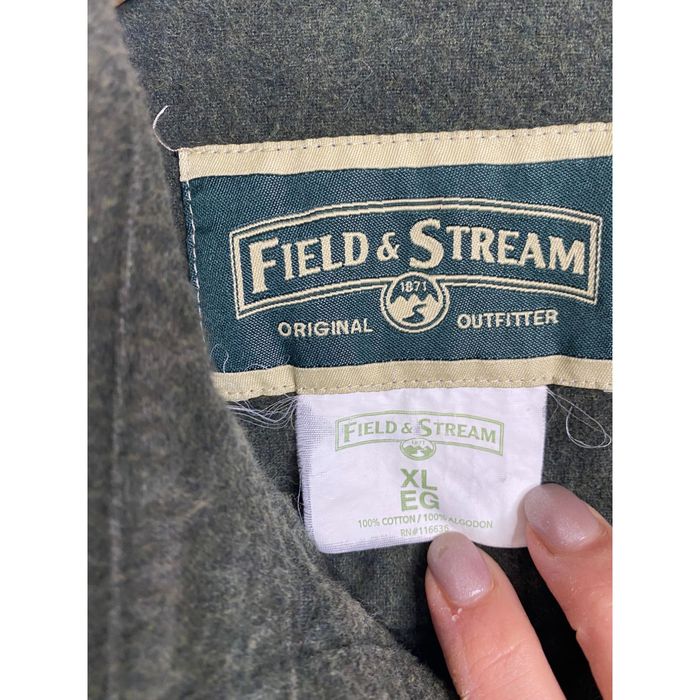 Field And Stream Field & Stream Button Down Green Flannel Shirt Grailed