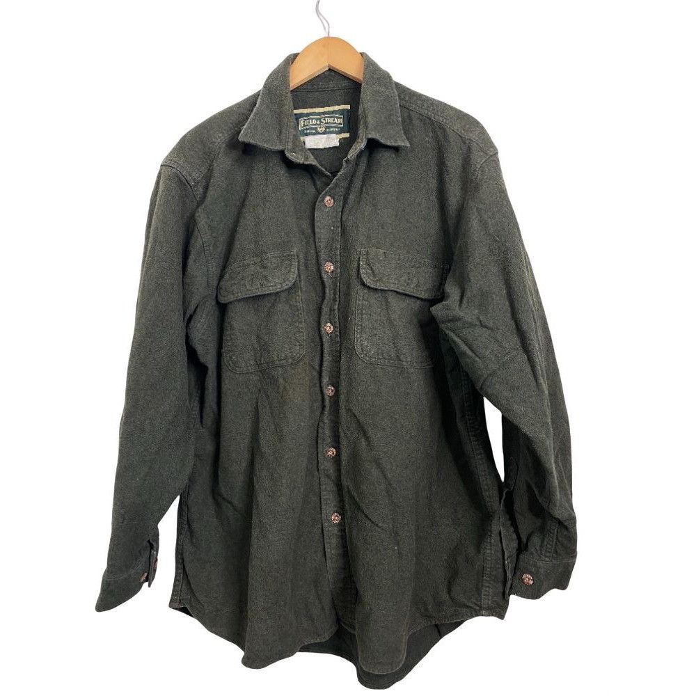 Field And Stream Field & Stream Button Down Green Flannel Shirt Grailed