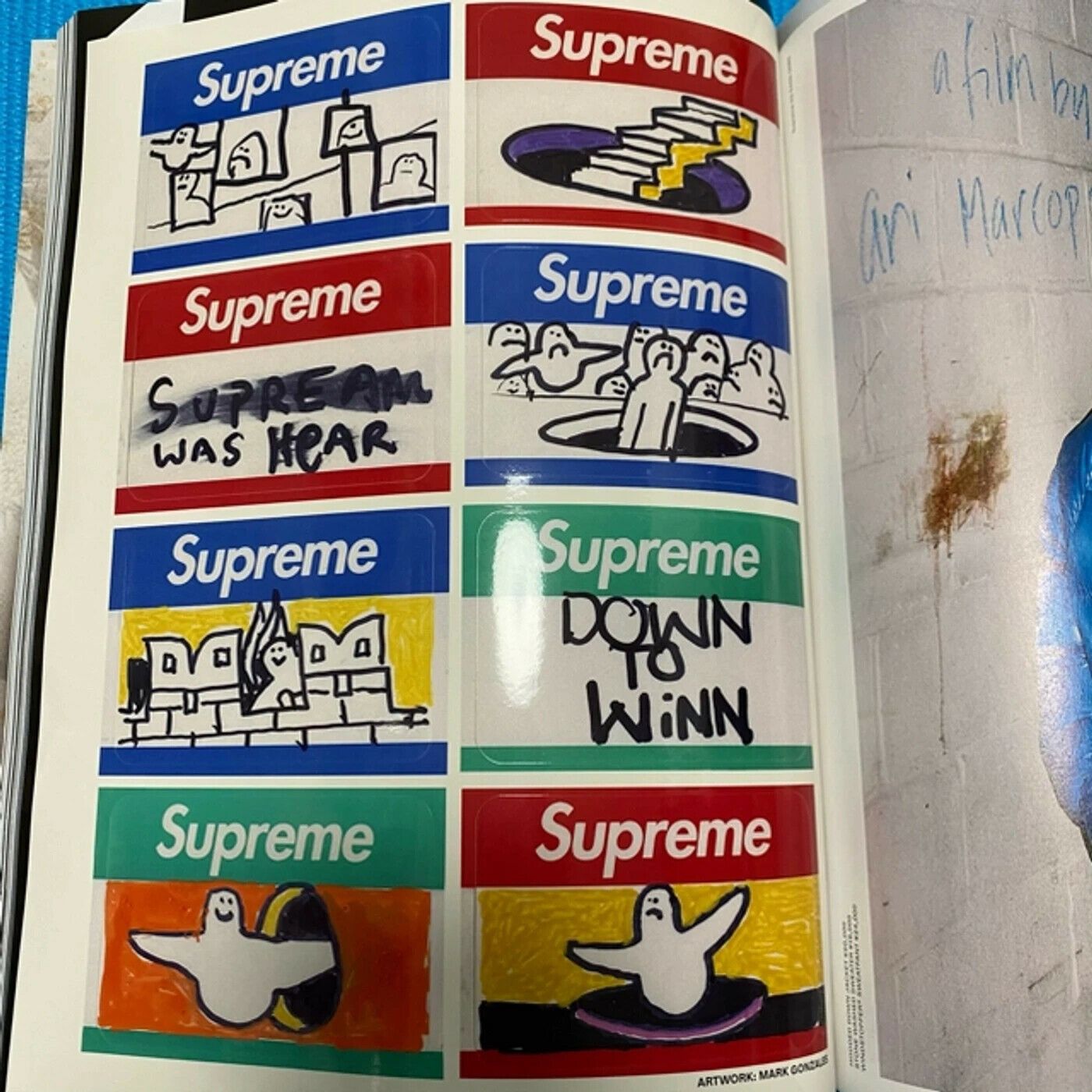 Supreme SUPREME SENSE MAGAZINE 2020 BOX LOGO STICKER SHEET GONZ Size ONE SIZE - 2 Thumbnail