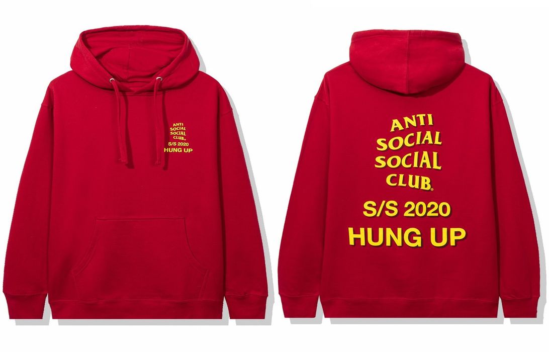 Anti social hotsell club red hoodie