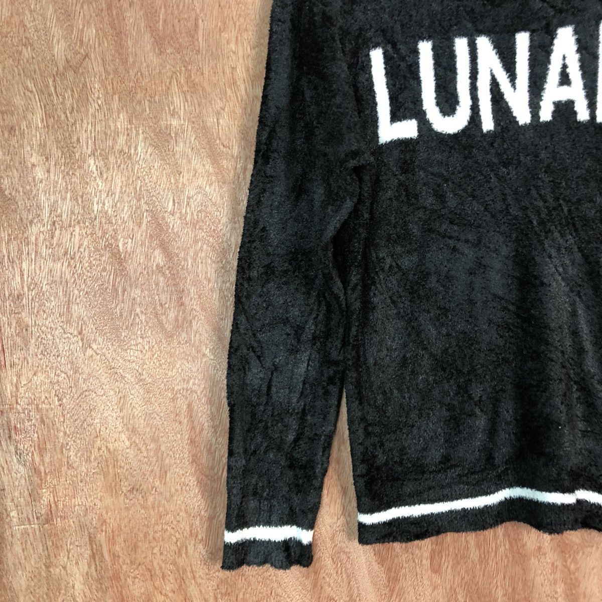 Homespun Knitwear × Japanese Brand Jun Blaze Black Mohair fleece Knitwear #c342 Size US M / EU 48-50 / 2 - 7 Thumbnail