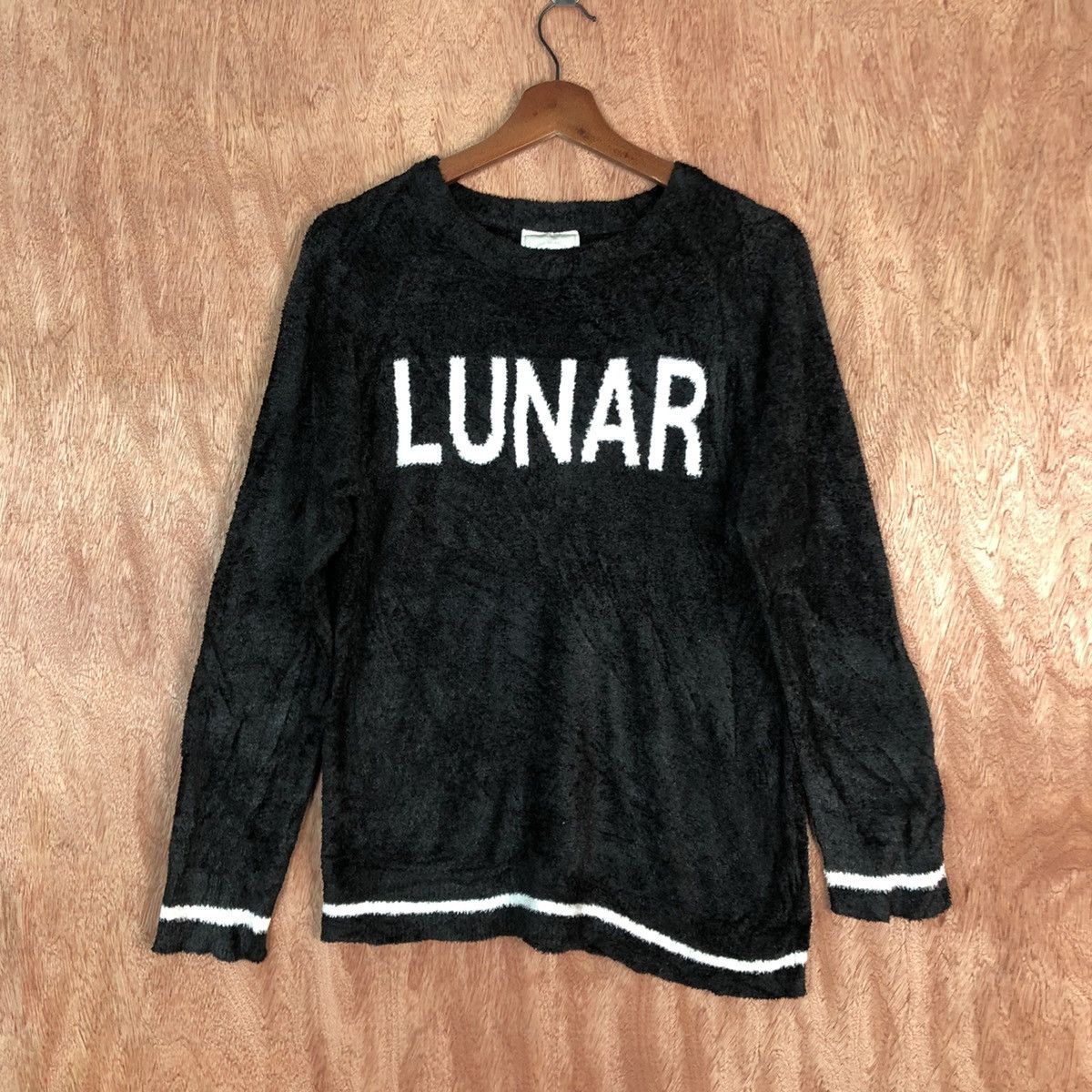 Homespun Knitwear × Japanese Brand Jun Blaze Black Mohair fleece Knitwear #c342 Size US M / EU 48-50 / 2 - 1 Thumbnail