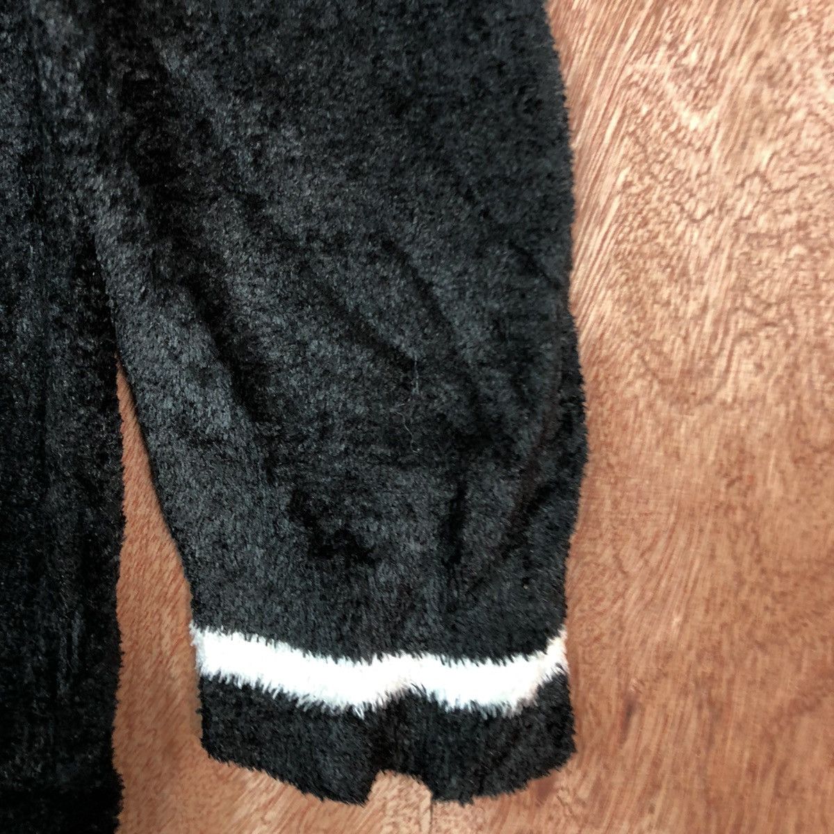 Homespun Knitwear × Japanese Brand Jun Blaze Black Mohair fleece Knitwear #c342 Size US M / EU 48-50 / 2 - 4 Thumbnail