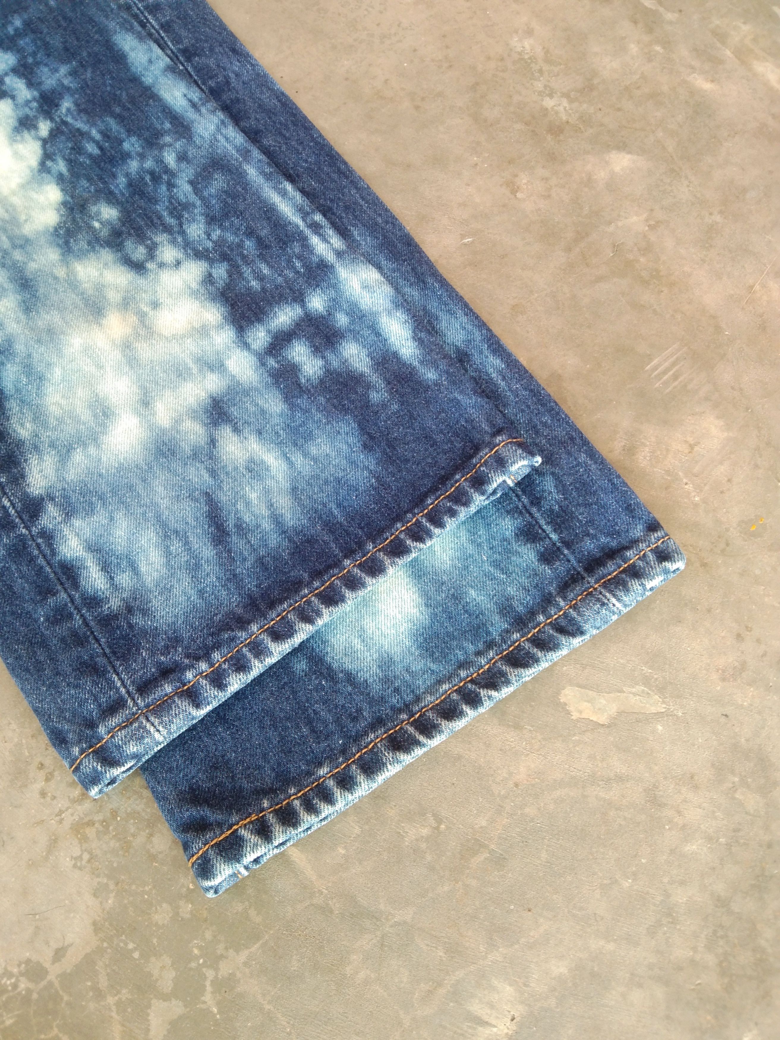 Levi's Vintage Levis 501 Straight Leg Distressed Jeans 33x34 Size US 33 - 3 Thumbnail