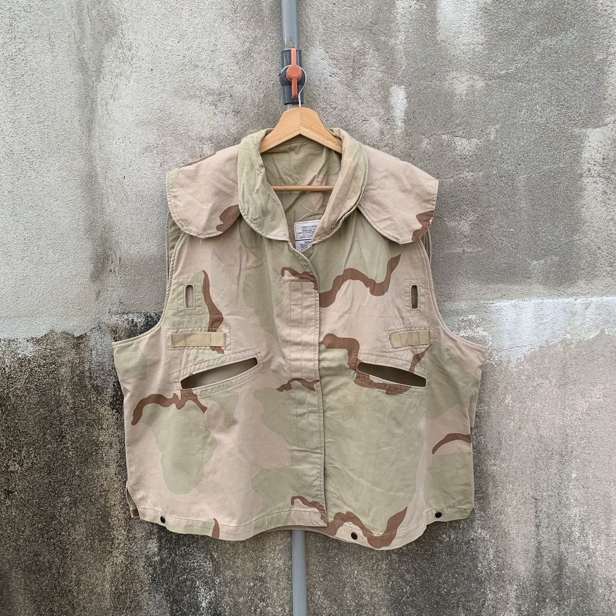 Hunter × Vintage Camouflage Dessert Hunting Tactical Vest Size US XL / EU 56 / 4 - 1 Thumbnail