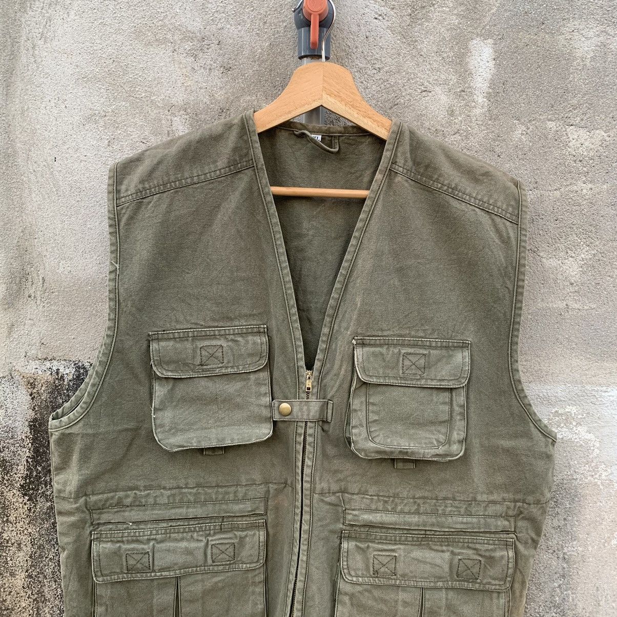 Hunter × Other Unbranded Olive Green Hunting Fishing Vest Size US L / EU 52-54 / 3 - 2 Thumbnail
