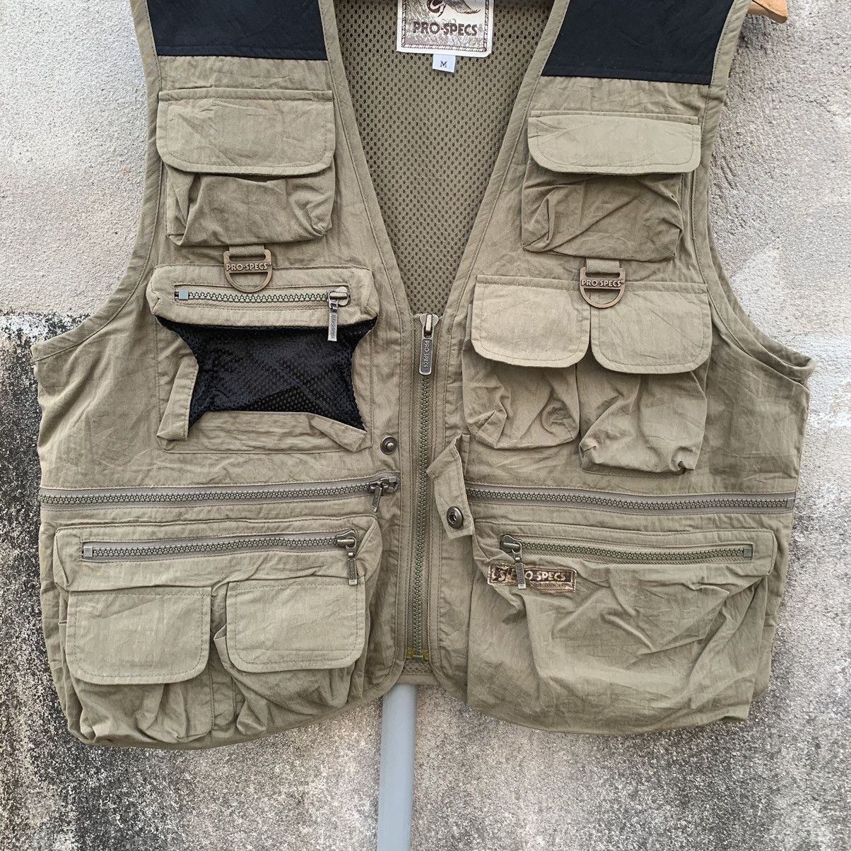 Hunter × Japanese Brand × Vintage Vintage Pro-Specs Utility Multi Pocket Hunting Fishing Vest Size US M / EU 48-50 / 2 - 3 Thumbnail
