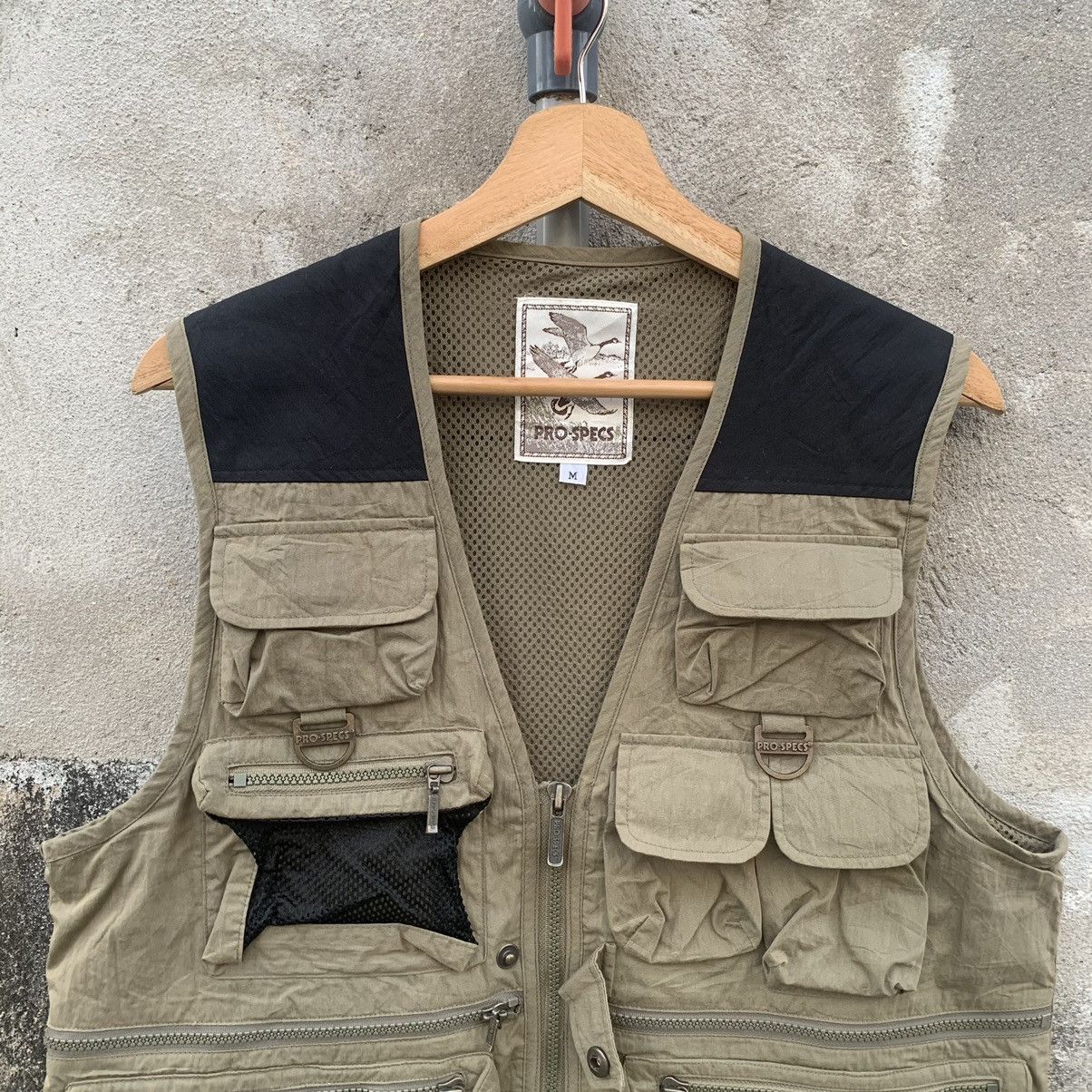 Hunter × Japanese Brand × Vintage Vintage Pro-Specs Utility Multi Pocket Hunting Fishing Vest Size US M / EU 48-50 / 2 - 2 Thumbnail