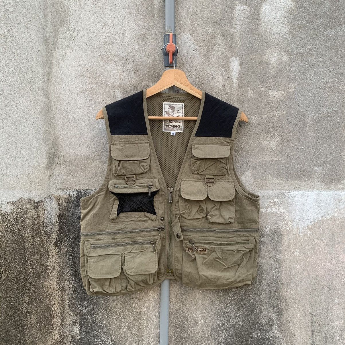 Hunter × Japanese Brand × Vintage Vintage Pro-Specs Utility Multi Pocket Hunting Fishing Vest Size US M / EU 48-50 / 2 - 1 Thumbnail