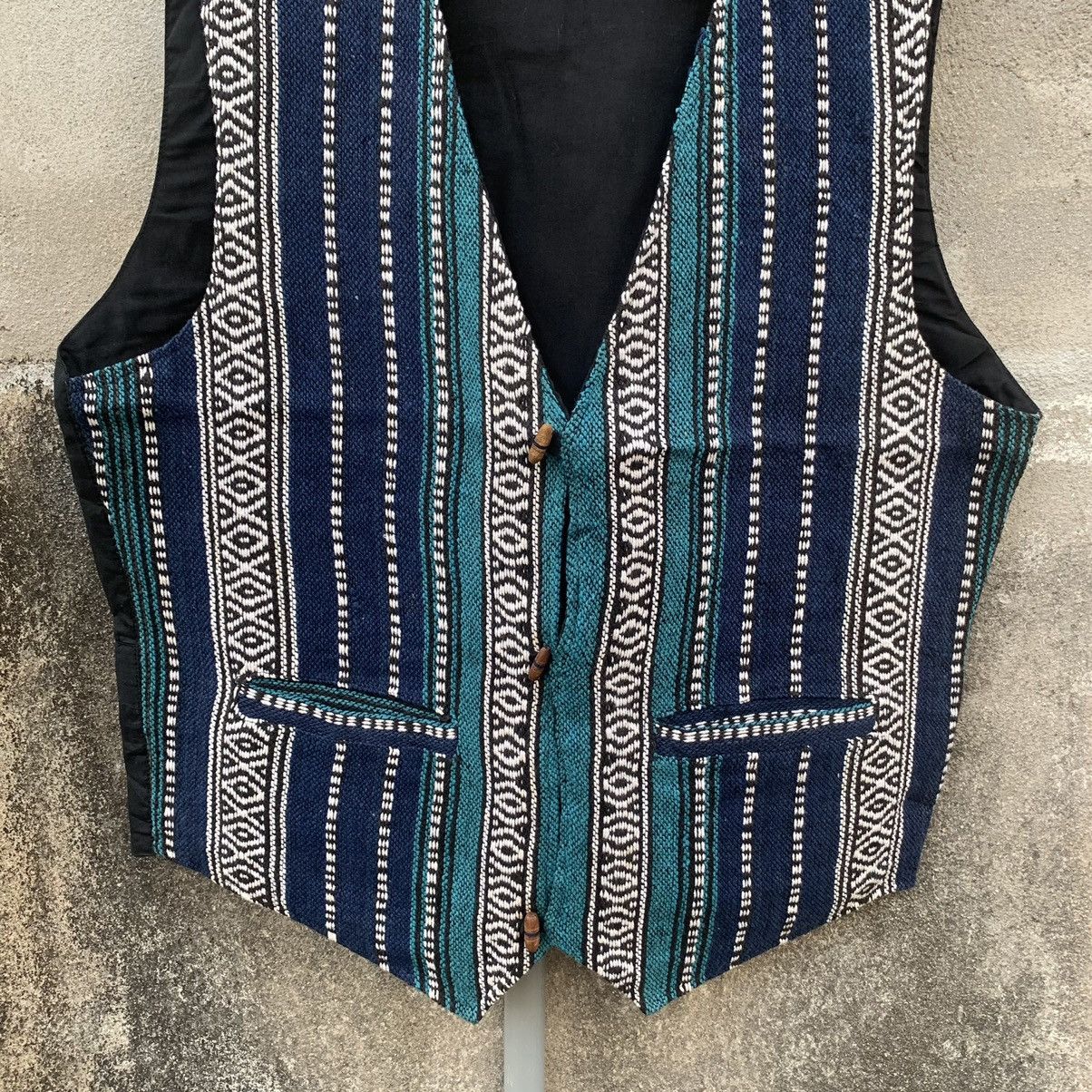 Art Comes First × Japanese Brand Japanese Brand Chimayo Arts Blazer Vest Size 38R - 3 Thumbnail