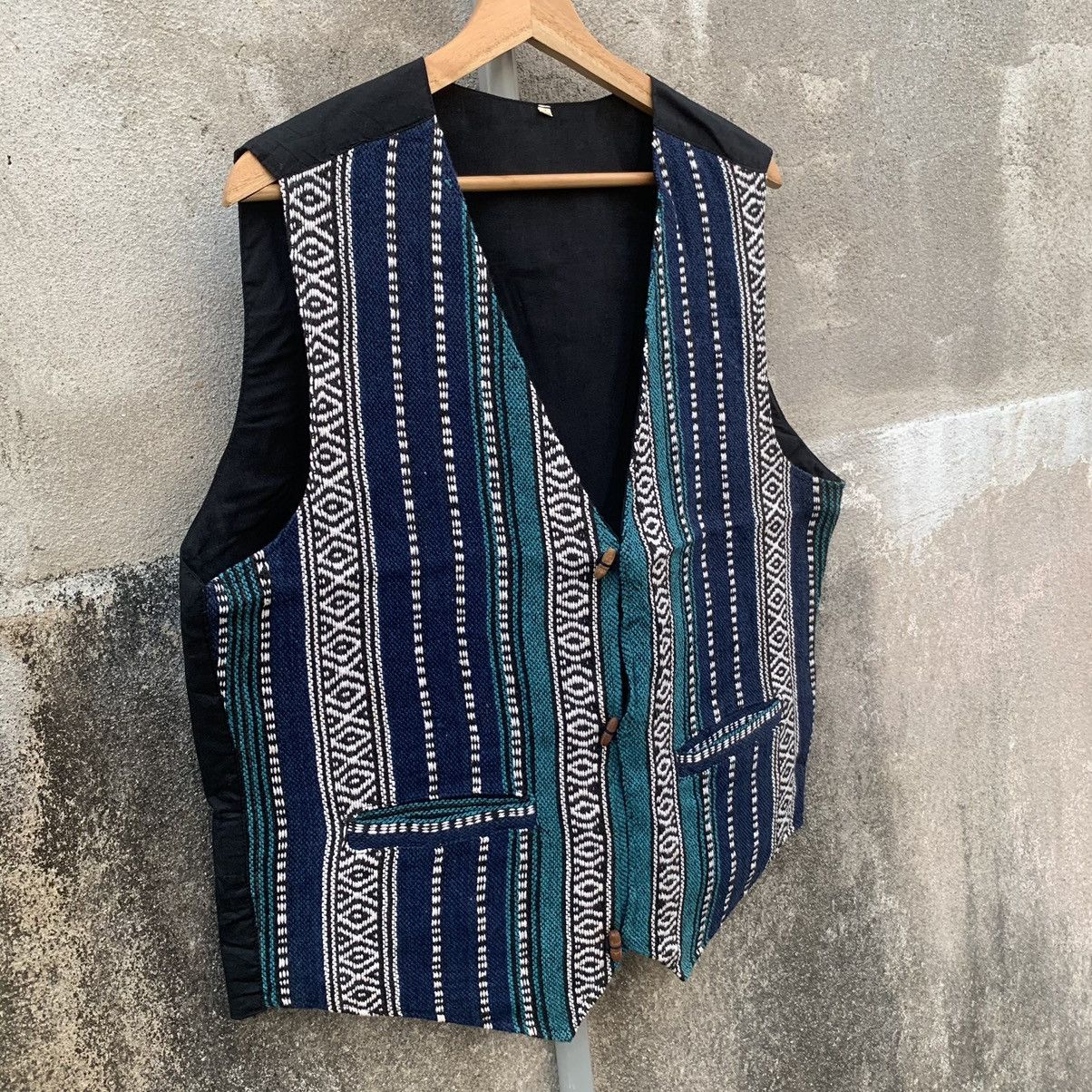 Art Comes First × Japanese Brand Japanese Brand Chimayo Arts Blazer Vest Size 38R - 7 Thumbnail