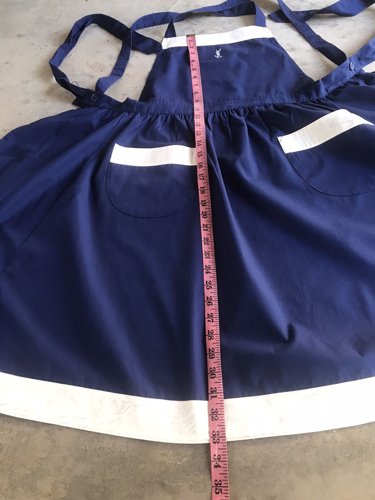 Vintage × Yves Saint Laurent YvesSaintLaurent Tabliers YSL Apron Size 40 - 6 Thumbnail