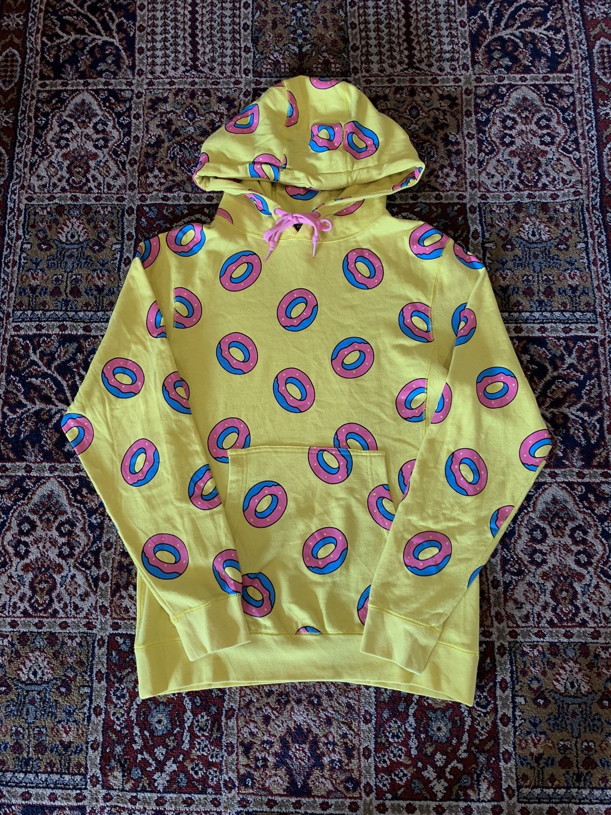 Odd future yellow donut hoodie hotsell