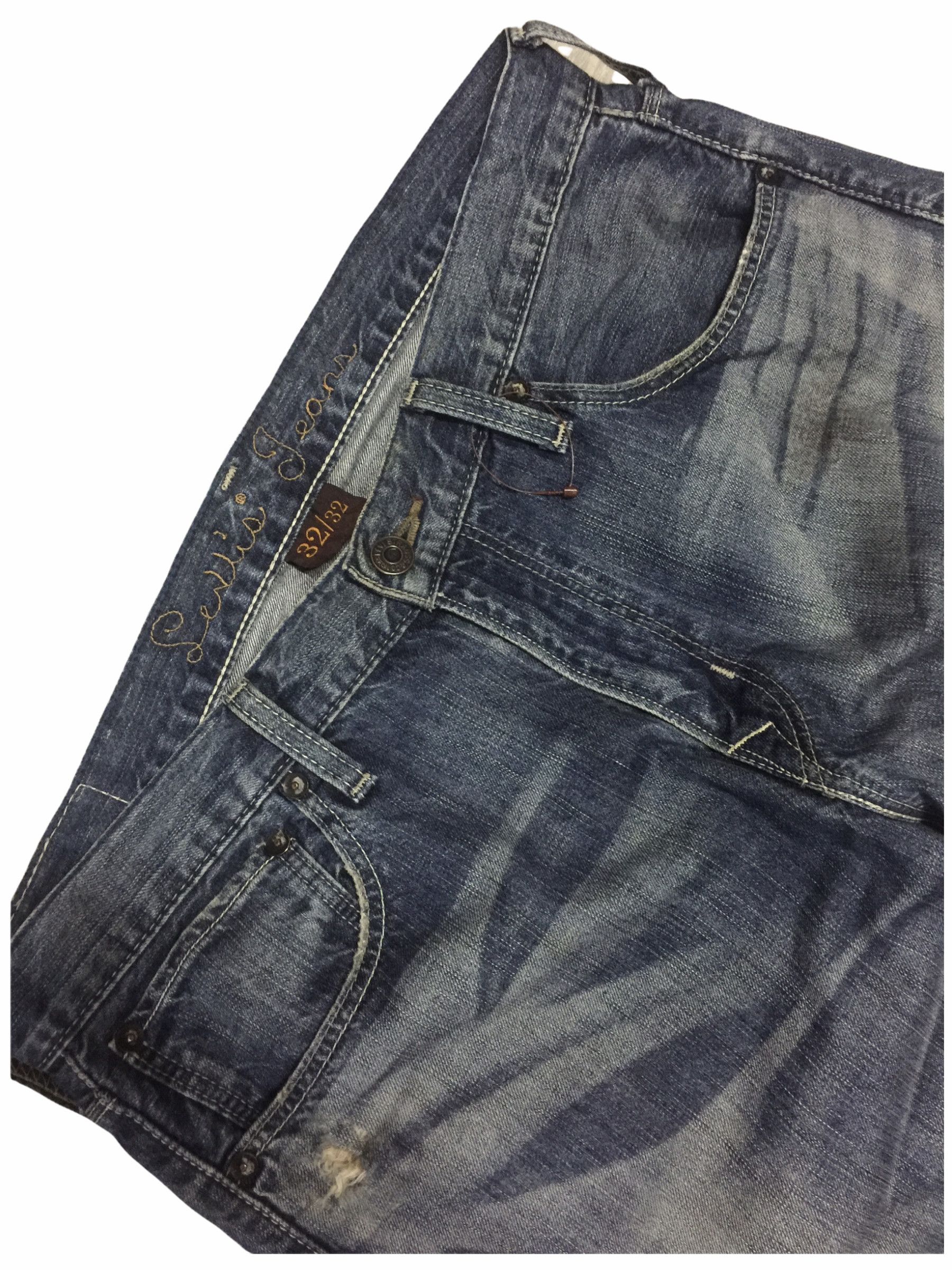 Levi's × Levi's Made & Crafted Levis Carpenter Faded Effect Jeans Size US 32 / EU 48 - 5 Thumbnail