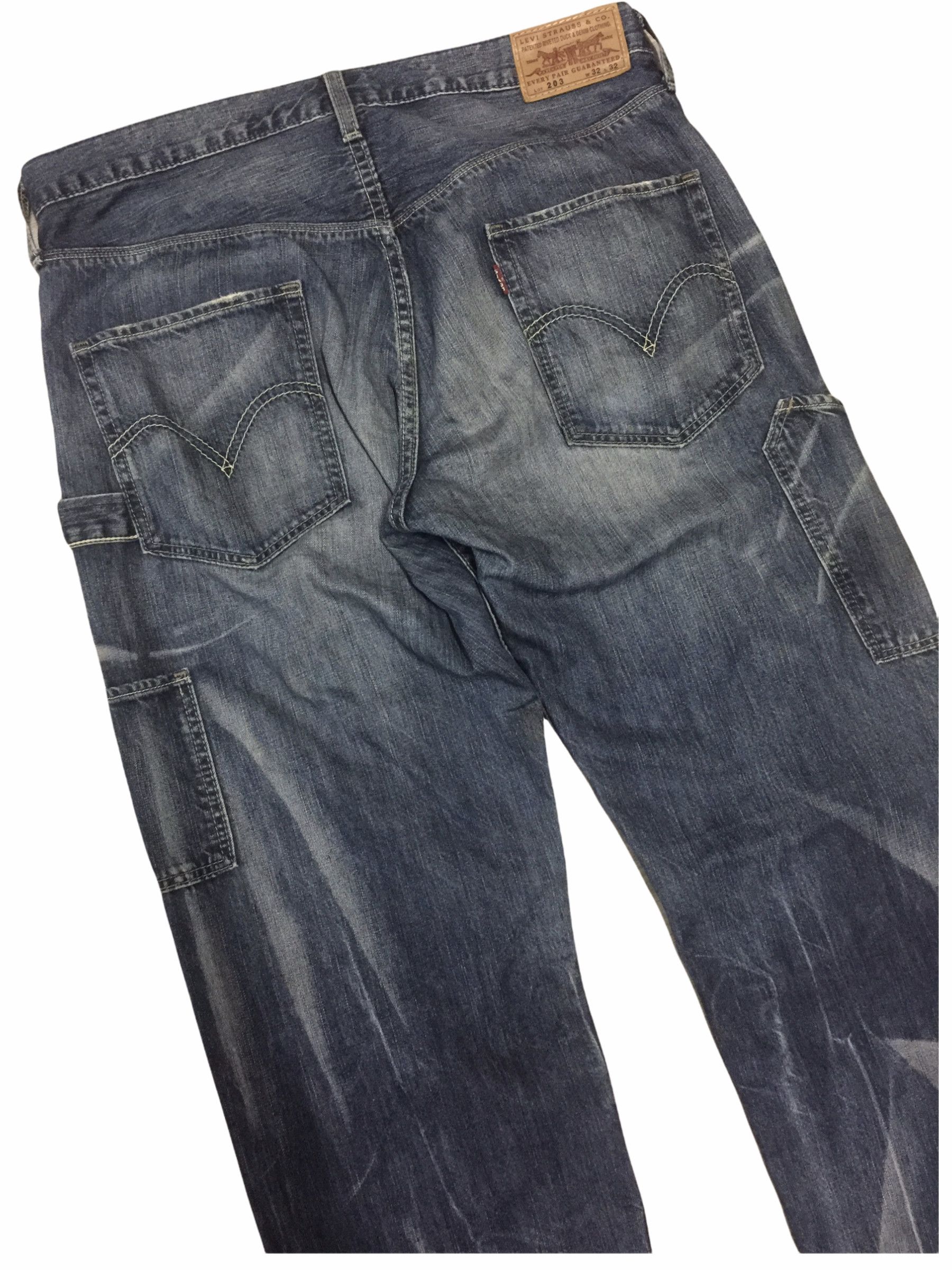 Levi's × Levi's Made & Crafted Levis Carpenter Faded Effect Jeans Size US 32 / EU 48 - 9 Thumbnail