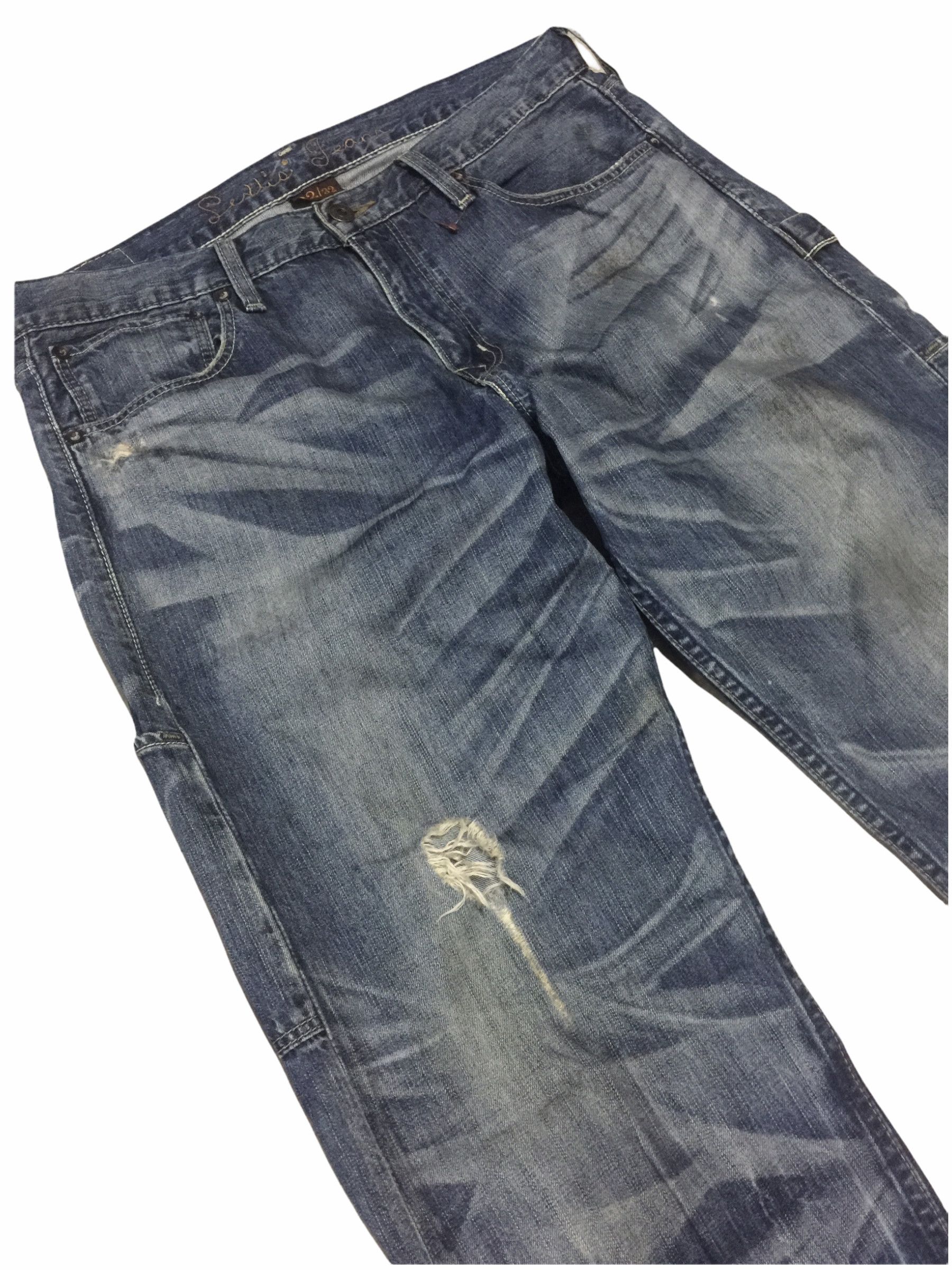 Levi's × Levi's Made & Crafted Levis Carpenter Faded Effect Jeans Size US 32 / EU 48 - 4 Thumbnail