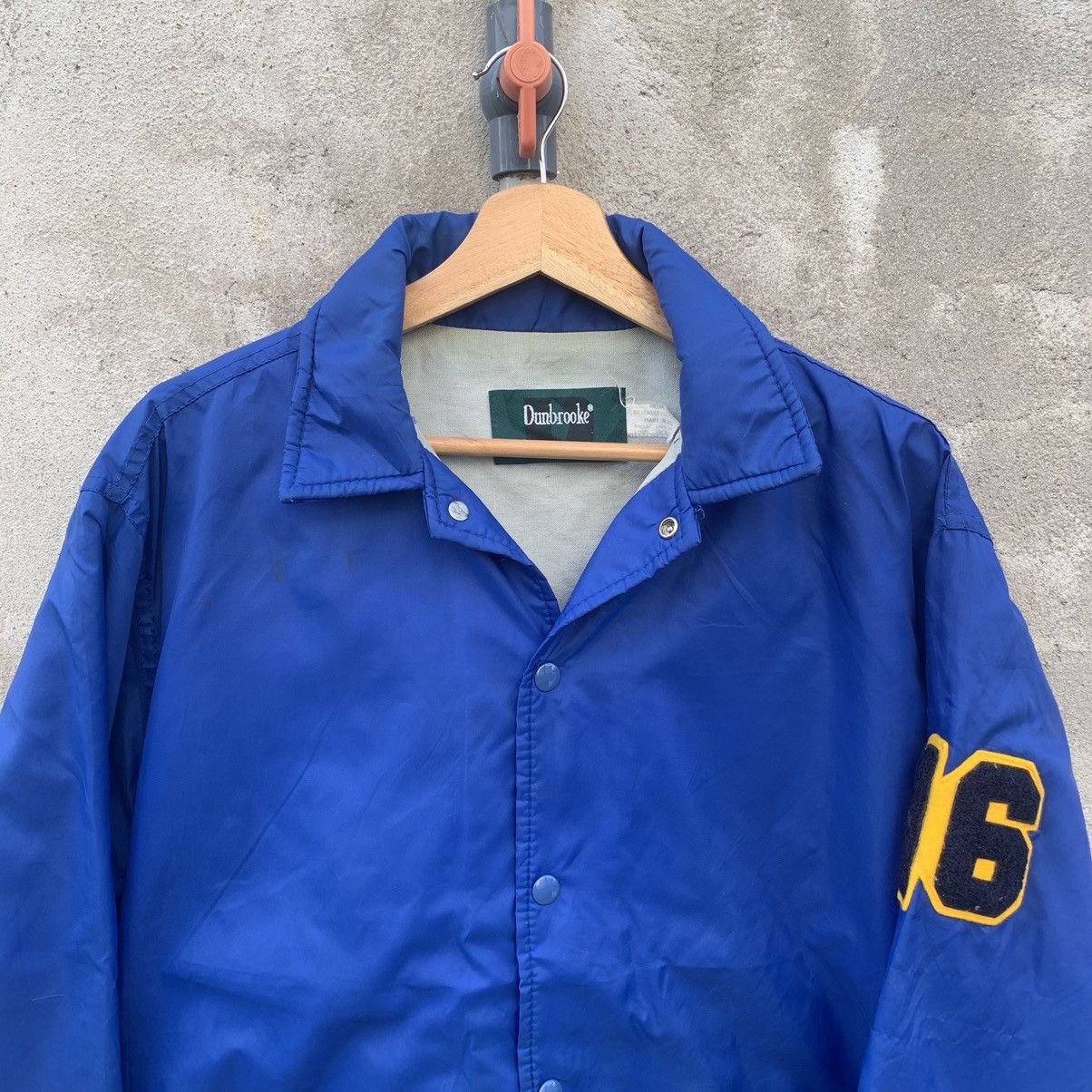 Dunbrooke × Vintage 1990’s Vintage Dunbrooke Varsity Jacket Nylon Made In U.S.A Size US L / EU 52-54 / 3 - 2 Thumbnail