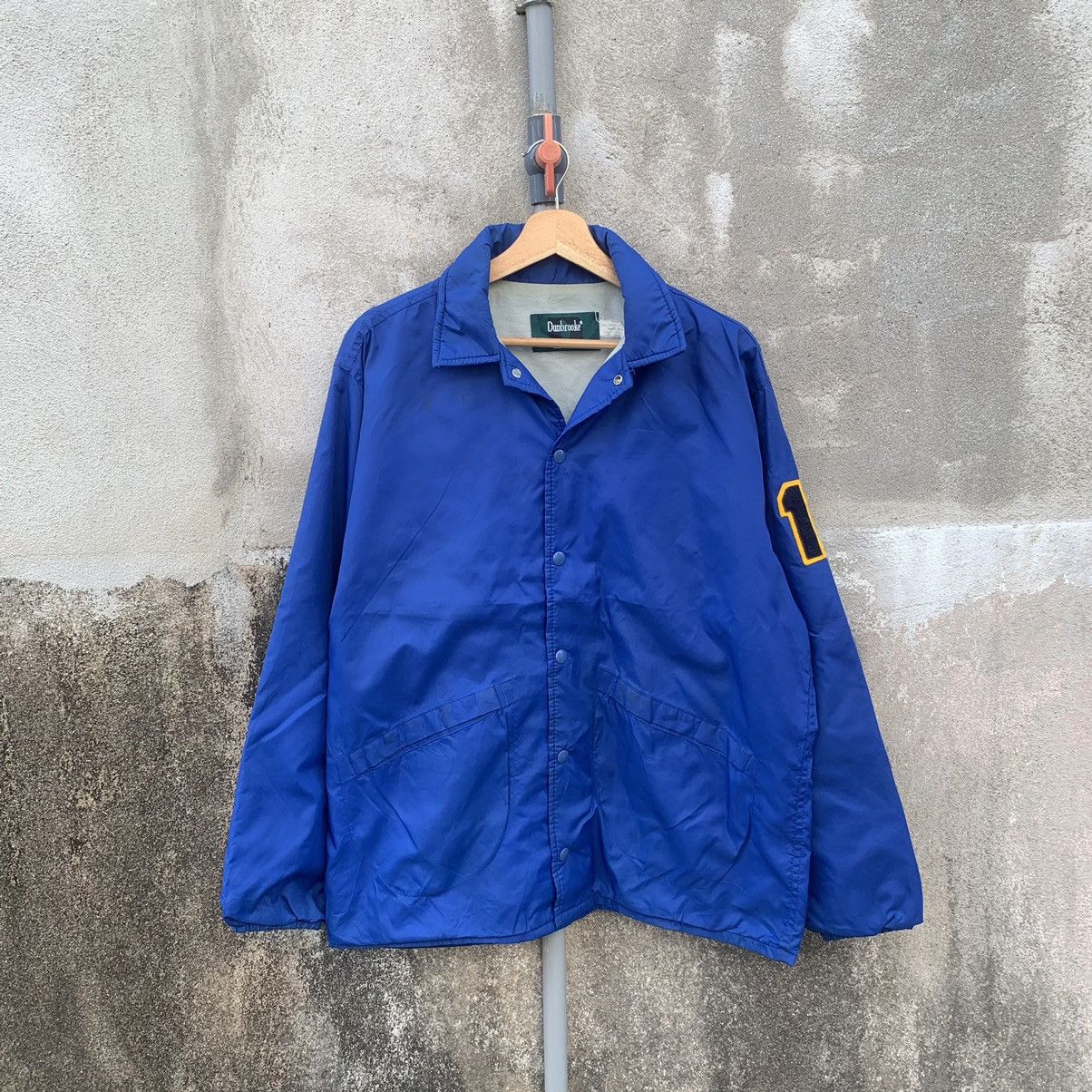 Dunbrooke × Vintage 1990’s Vintage Dunbrooke Varsity Jacket Nylon Made In U.S.A Size US L / EU 52-54 / 3 - 5 Thumbnail