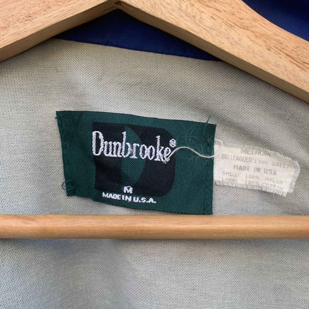 Dunbrooke × Vintage 1990’s Vintage Dunbrooke Varsity Jacket Nylon Made In U.S.A Size US L / EU 52-54 / 3 - 11 Thumbnail