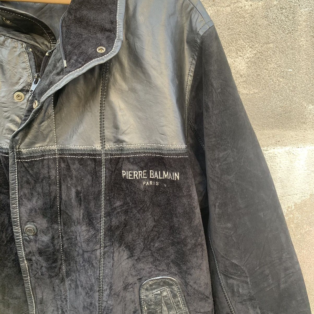 Designer × Pierre Balmain × Vintage ⚡️OFFERS ACCEPT⚡️ Pierre Balmain Paris Suede Long Jacket Size US L / EU 52-54 / 3 - 6 Thumbnail