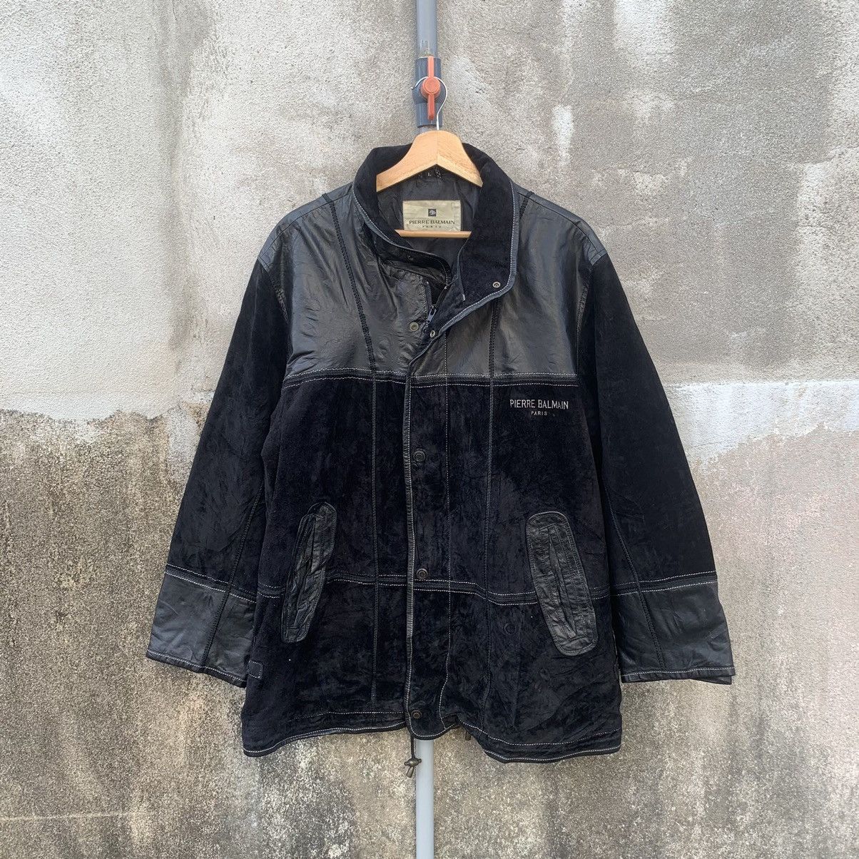 Designer × Pierre Balmain × Vintage ⚡️OFFERS ACCEPT⚡️ Pierre Balmain Paris Suede Long Jacket Size US L / EU 52-54 / 3 - 1 Thumbnail