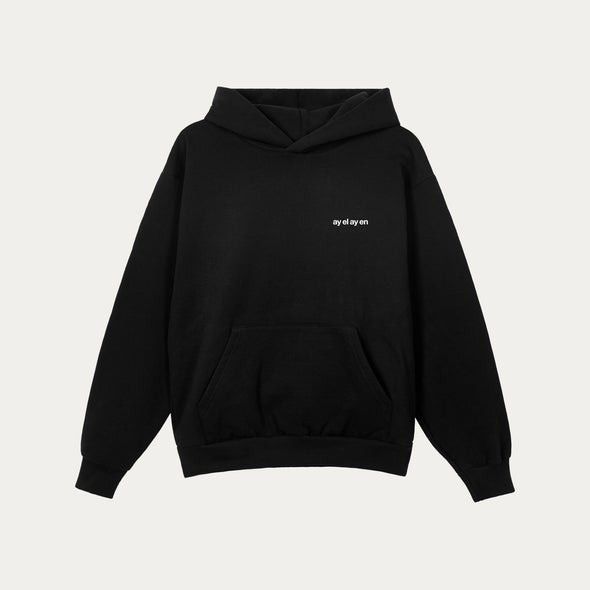 Streetwear Ay El Ay En Logo Hooded Sweatshirt Black Brand New | Grailed