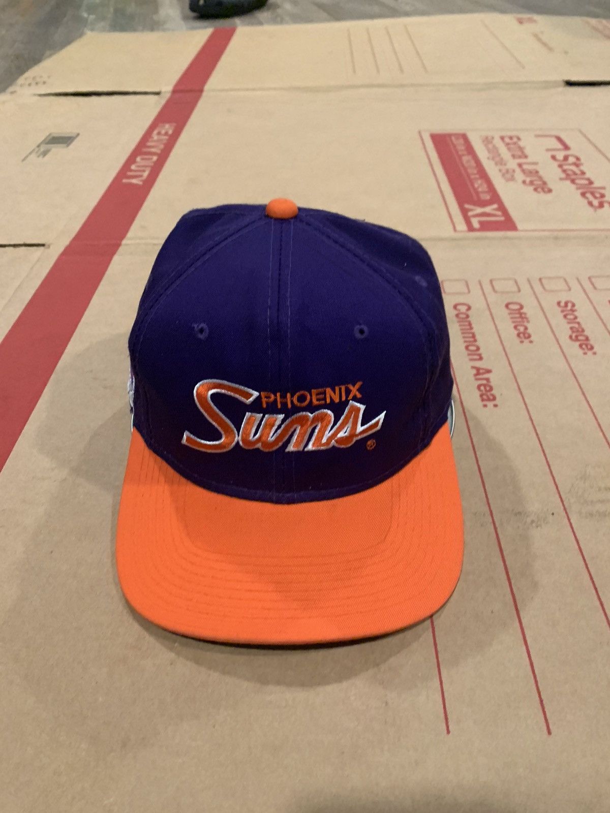 Vintage Phoenix Suns Sports Specialties Script SnapBack