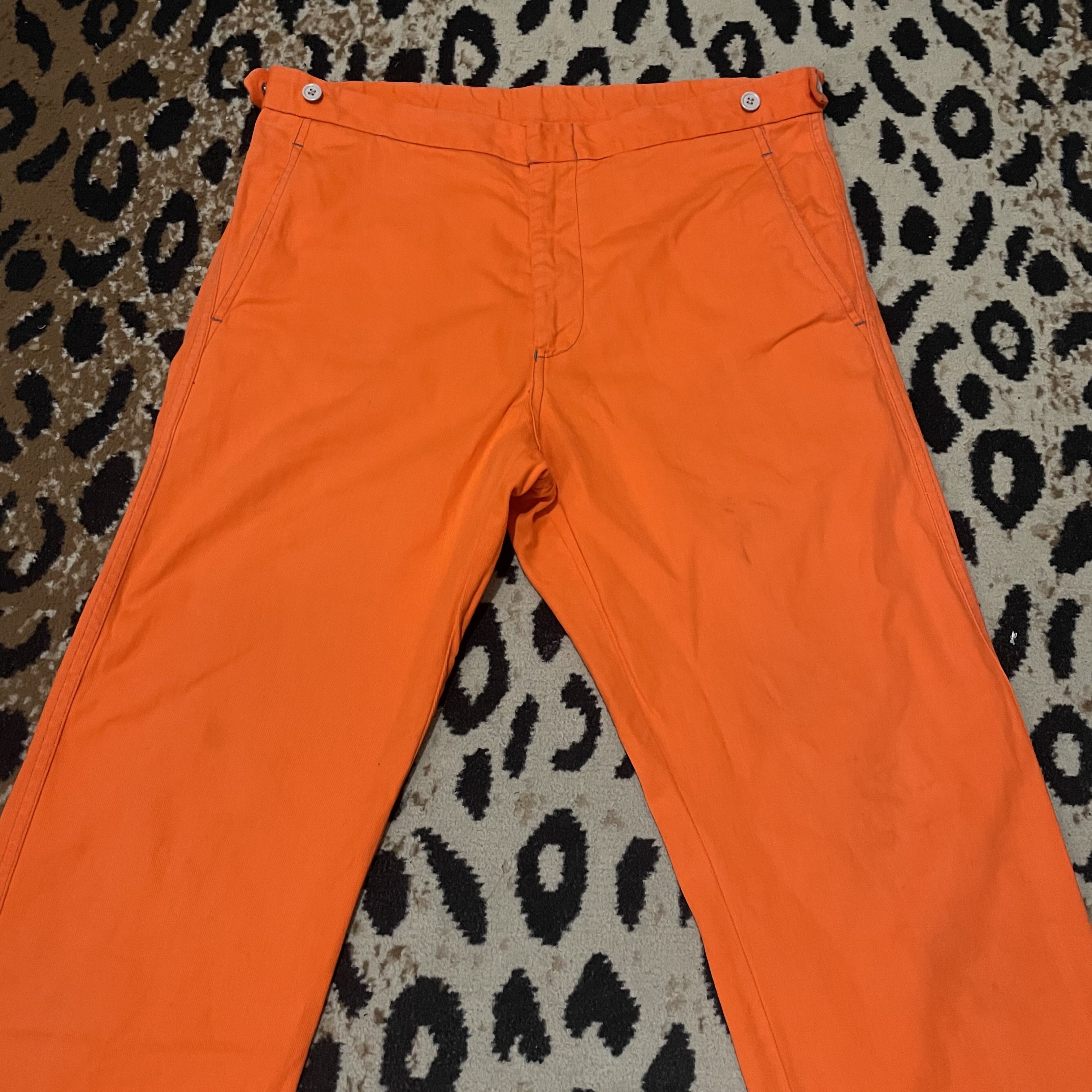 Comme des Garcons Orange Pants