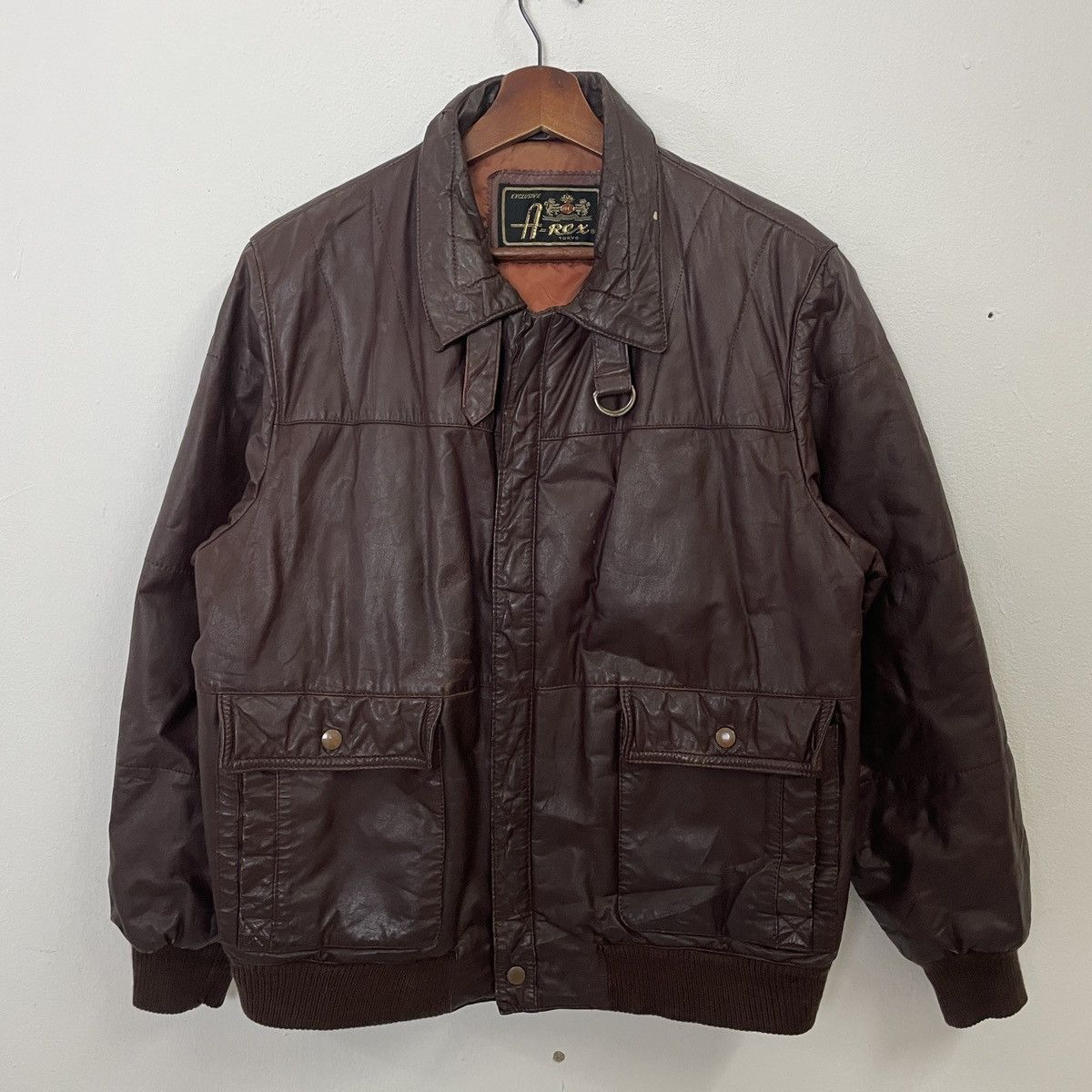 Other Vintage A-rex Tokyo Leather Jacket Size US L / EU 52-54 / 3 - 1 Thumbnail