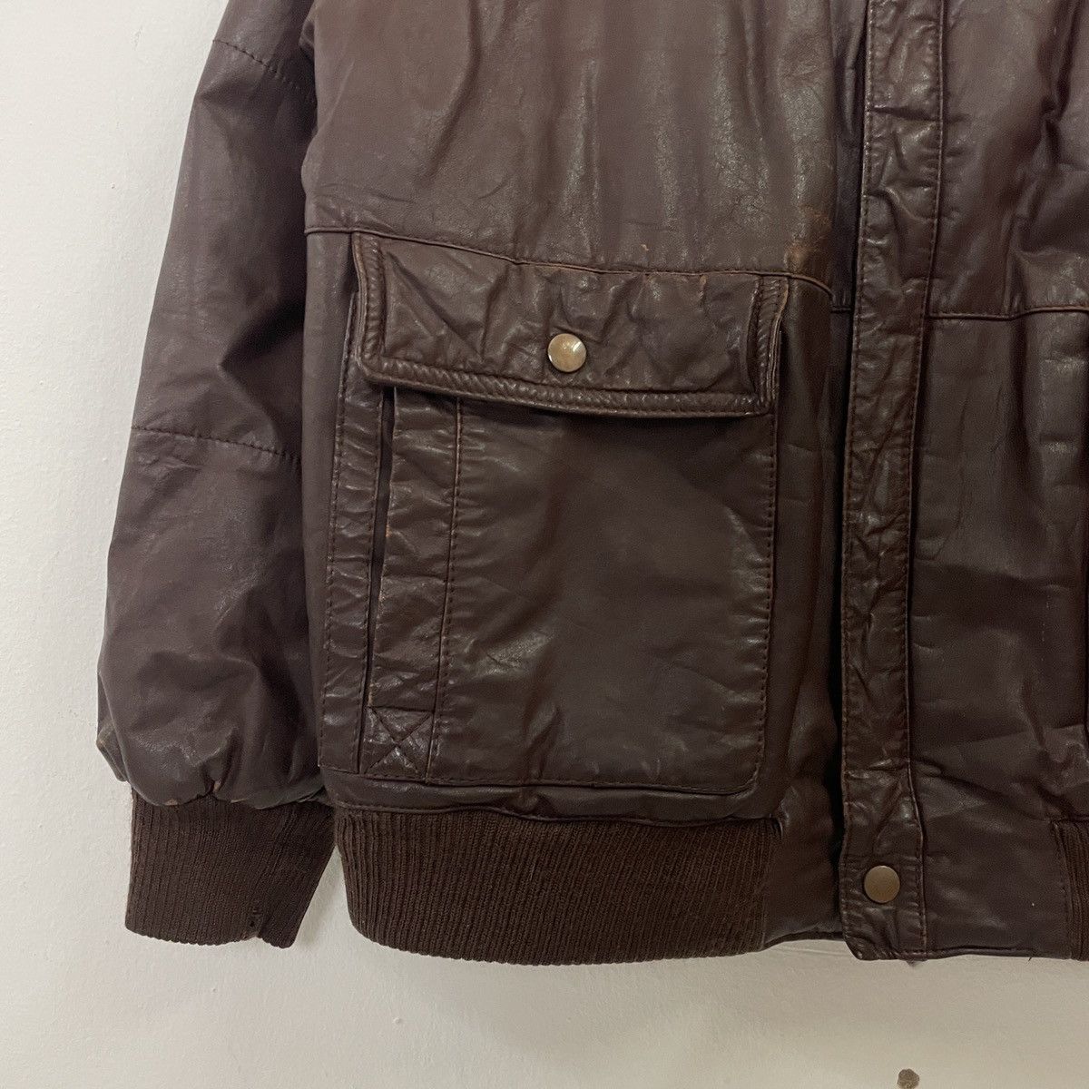 Other Vintage A-rex Tokyo Leather Jacket Size US L / EU 52-54 / 3 - 3 Thumbnail