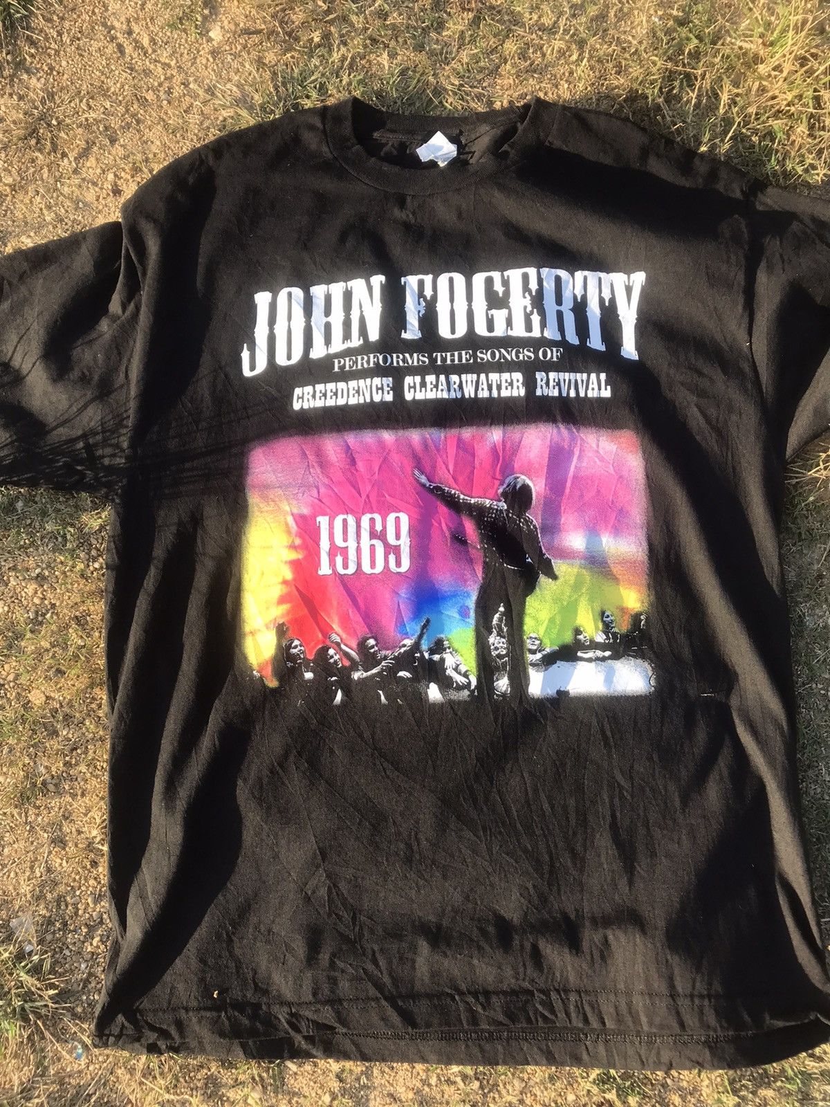 Alstyle × Band Tees TOUR JOHN FOGERTY Size US XL / EU 56 / 4 - 1 Thumbnail