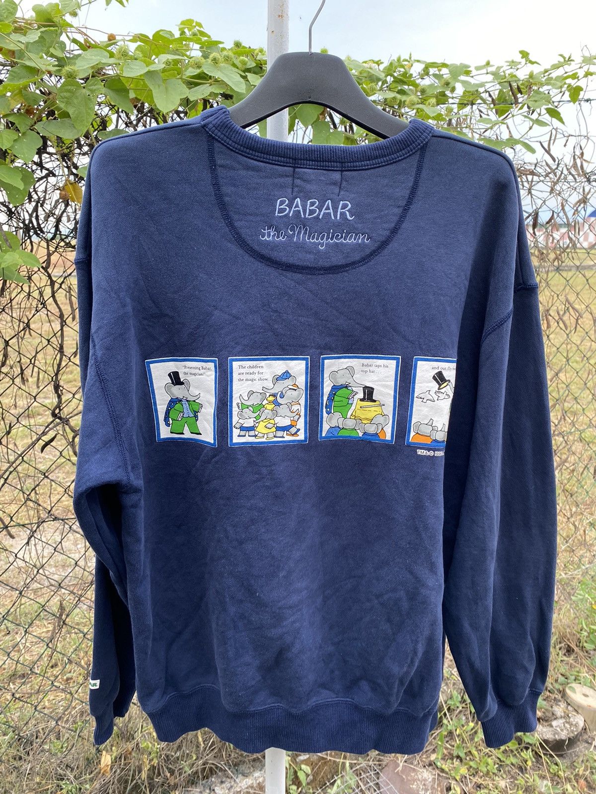 Vintage 1996 Babar The Magician Cartoon Sweatshirt Made in Japan | Grailed