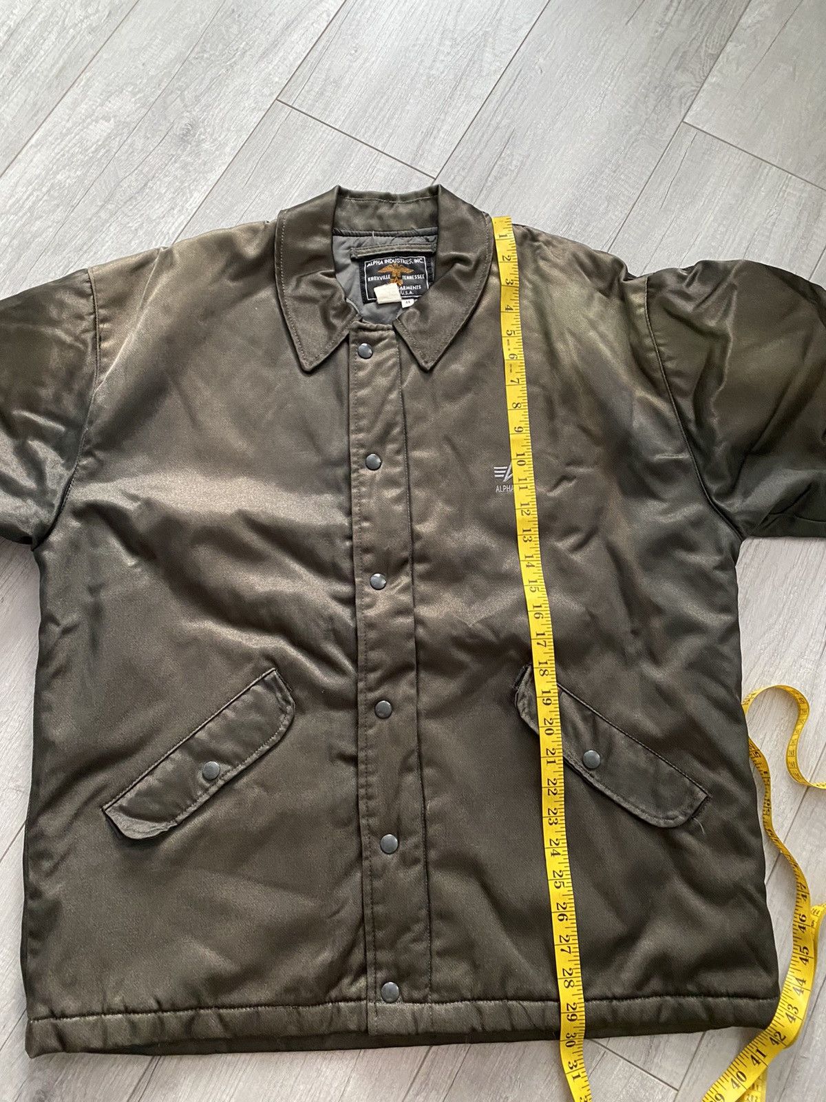 Alpha Industries Vintage 80’s 90’s Alpha Industries flight jacket made in USA Size US L / EU 52-54 / 3 - 12 Thumbnail