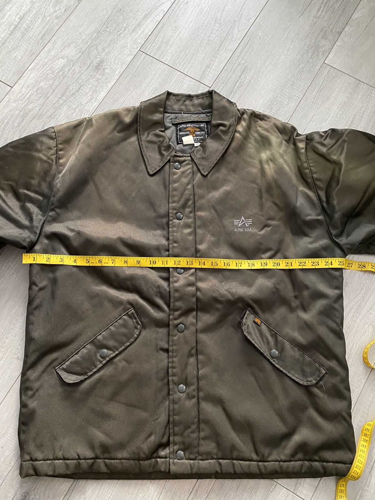 Alpha Industries Vintage 80’s 90’s Alpha Industries flight jacket made in USA Size US L / EU 52-54 / 3 - 10 Thumbnail