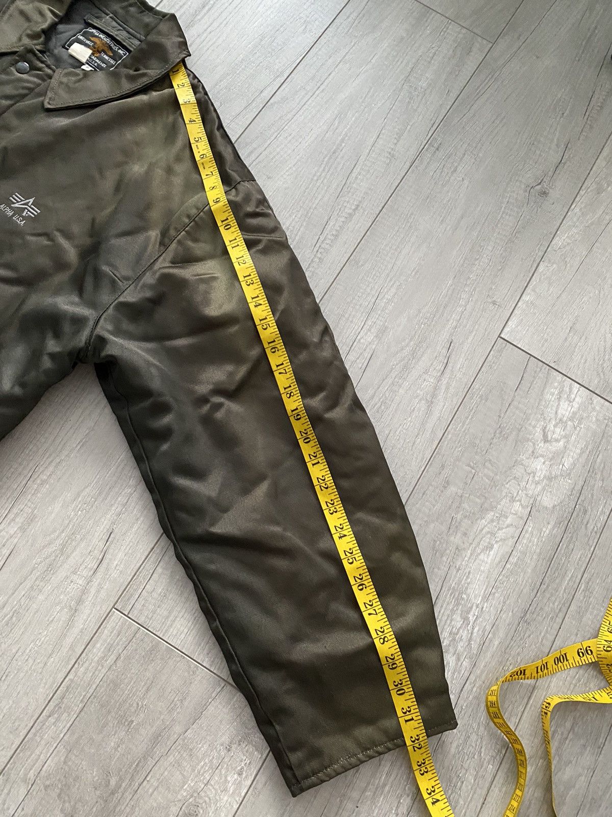 Alpha Industries Vintage 80’s 90’s Alpha Industries flight jacket made in USA Size US L / EU 52-54 / 3 - 14 Thumbnail