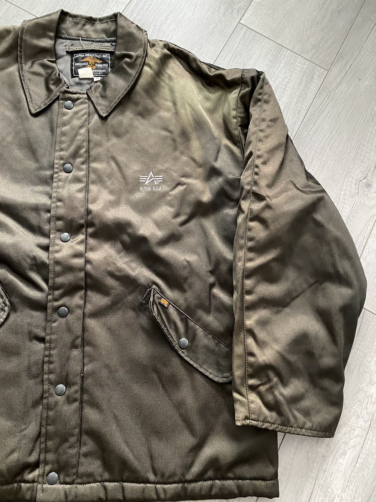 Alpha Industries Vintage 80’s 90’s Alpha Industries flight jacket made in USA Size US L / EU 52-54 / 3 - 6 Thumbnail