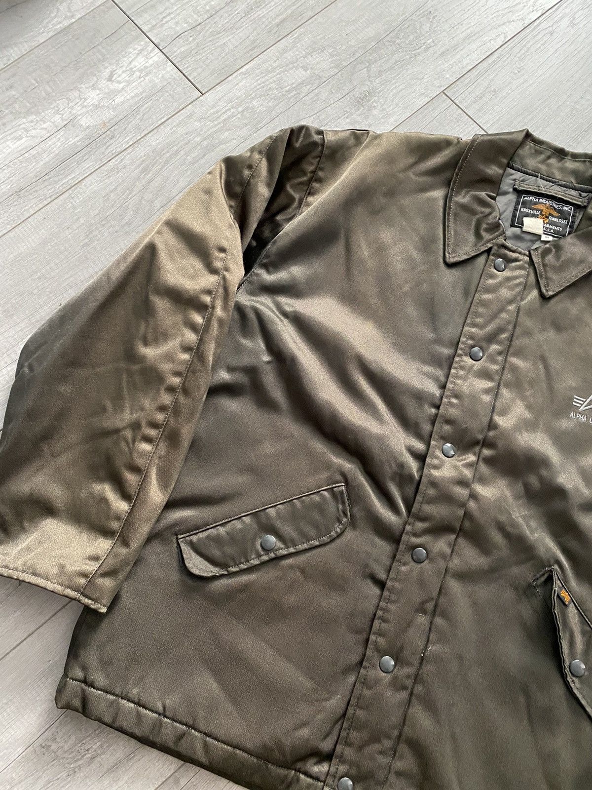 Alpha Industries Vintage 80’s 90’s Alpha Industries flight jacket made in USA Size US L / EU 52-54 / 3 - 7 Thumbnail