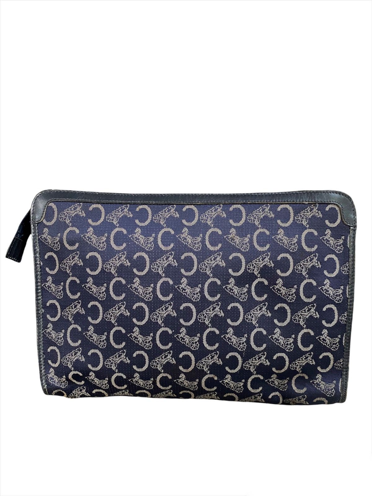 Celine Vintage Celine Macadam Monogram Clutch Bag Size ONE SIZE - 2 Thumbnail