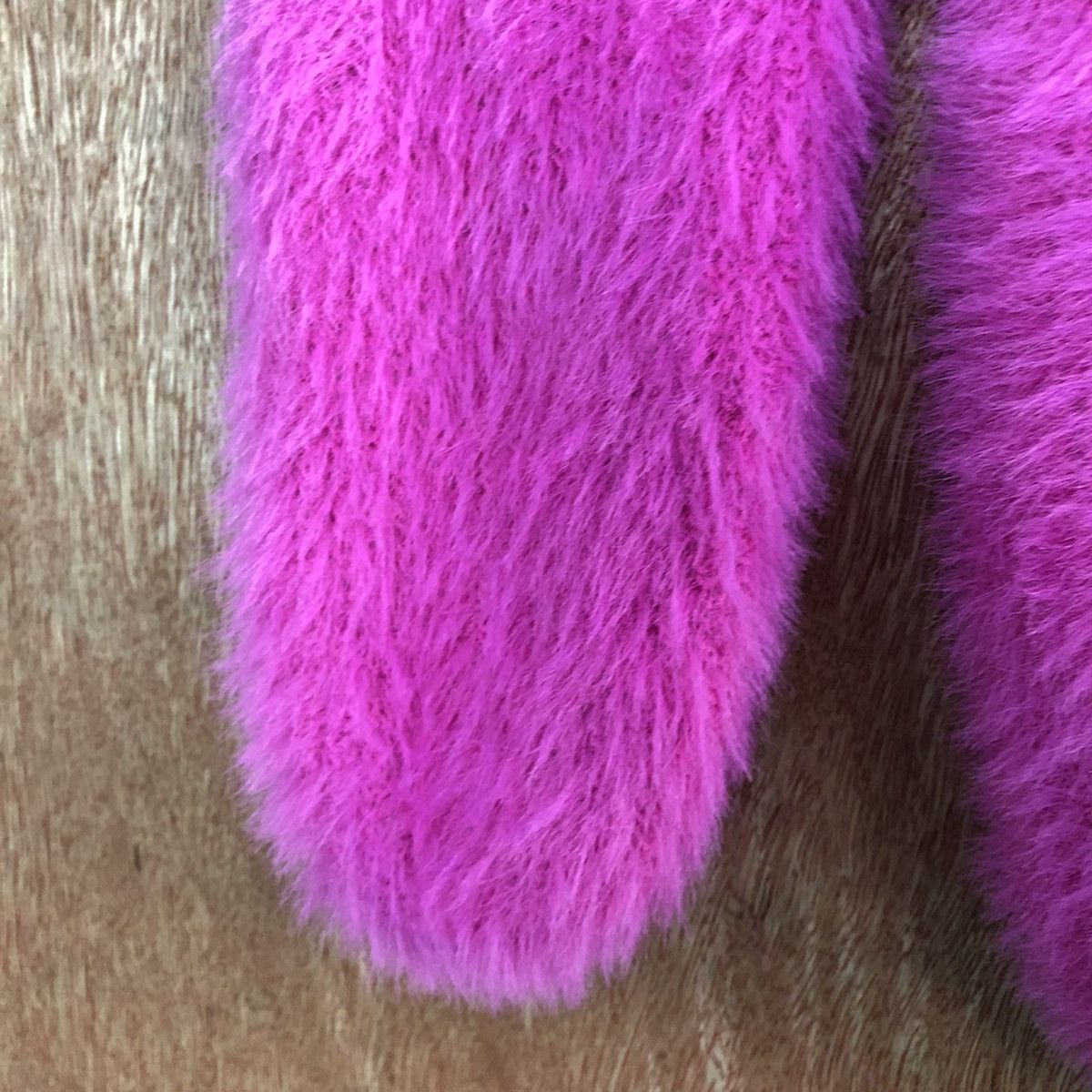 Japanese Brand Japan GU pink Mohair Shag Shaggy knit Swater #c312 Size S / US 4 / IT 40 - 6 Thumbnail