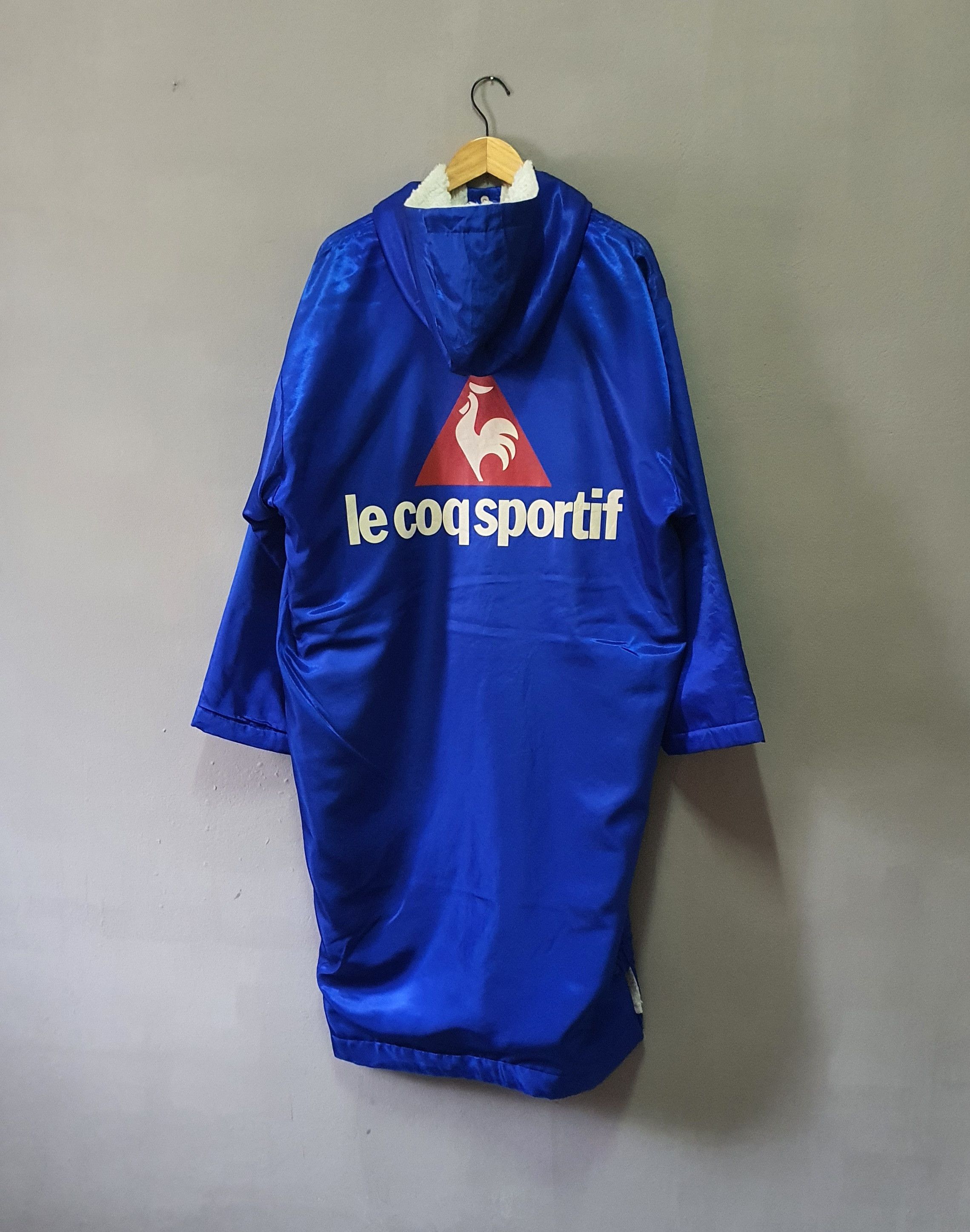 Le Coq Sportif Streetwear Vintage Le Coq Sportif Long Jacket 90s Windbreaker size M L Grailed